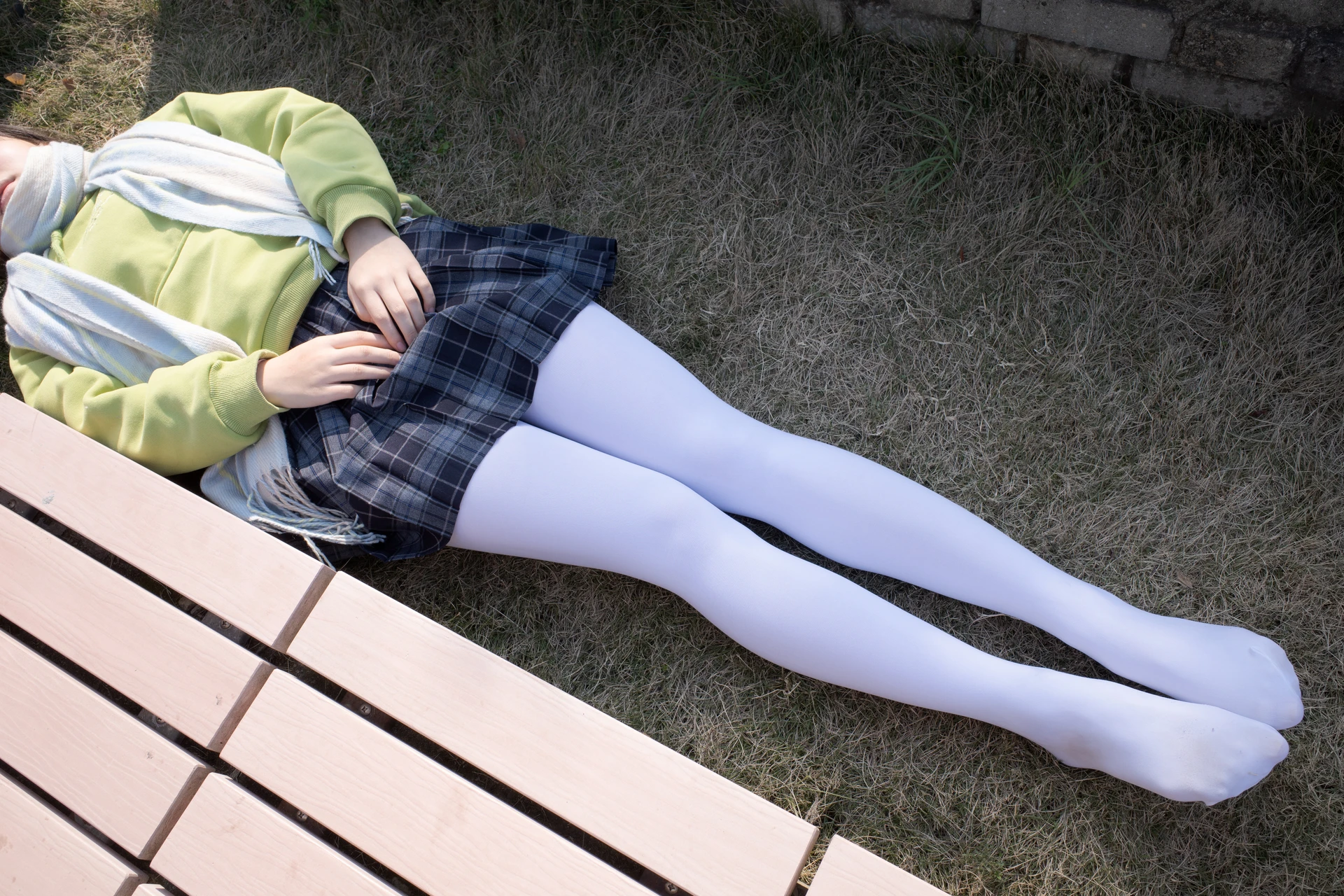 森萝财团 有料-22 [84P-1.09G]JK, JK制服, 学生装, 有料, 校服, 森萝财团, 白丝, 美腿, 美足