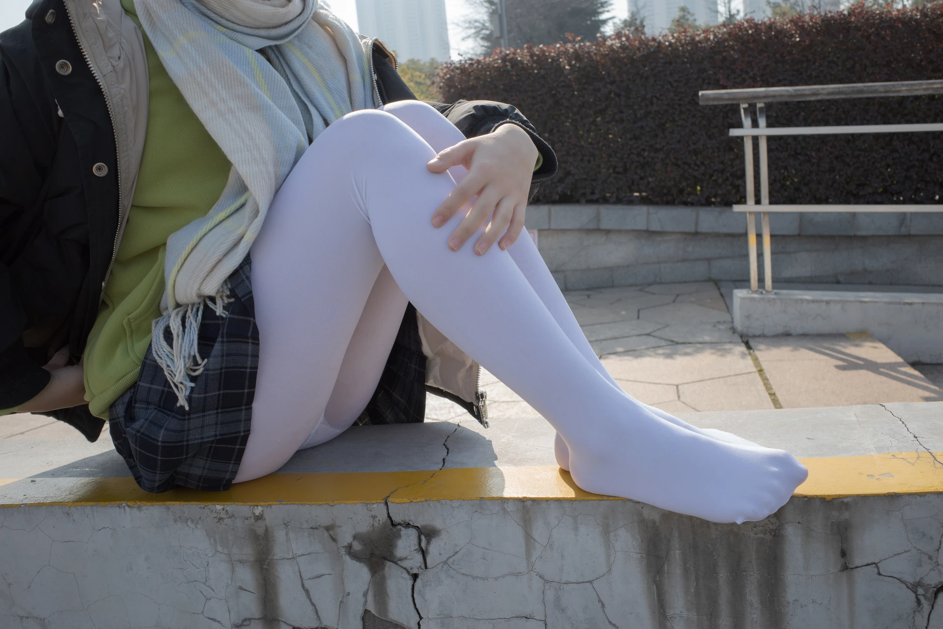 森萝财团 有料-22 [84P-1.09G]JK, JK制服, 学生装, 有料, 校服, 森萝财团, 白丝, 美腿, 美足