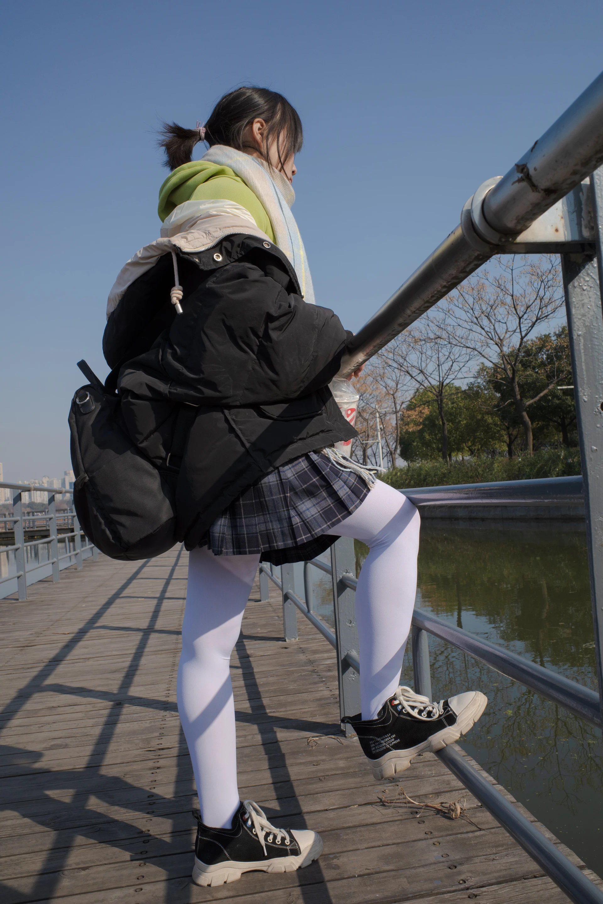森萝财团 有料-22 [84P-1.09G]JK, JK制服, 学生装, 有料, 校服, 森萝财团, 白丝, 美腿, 美足