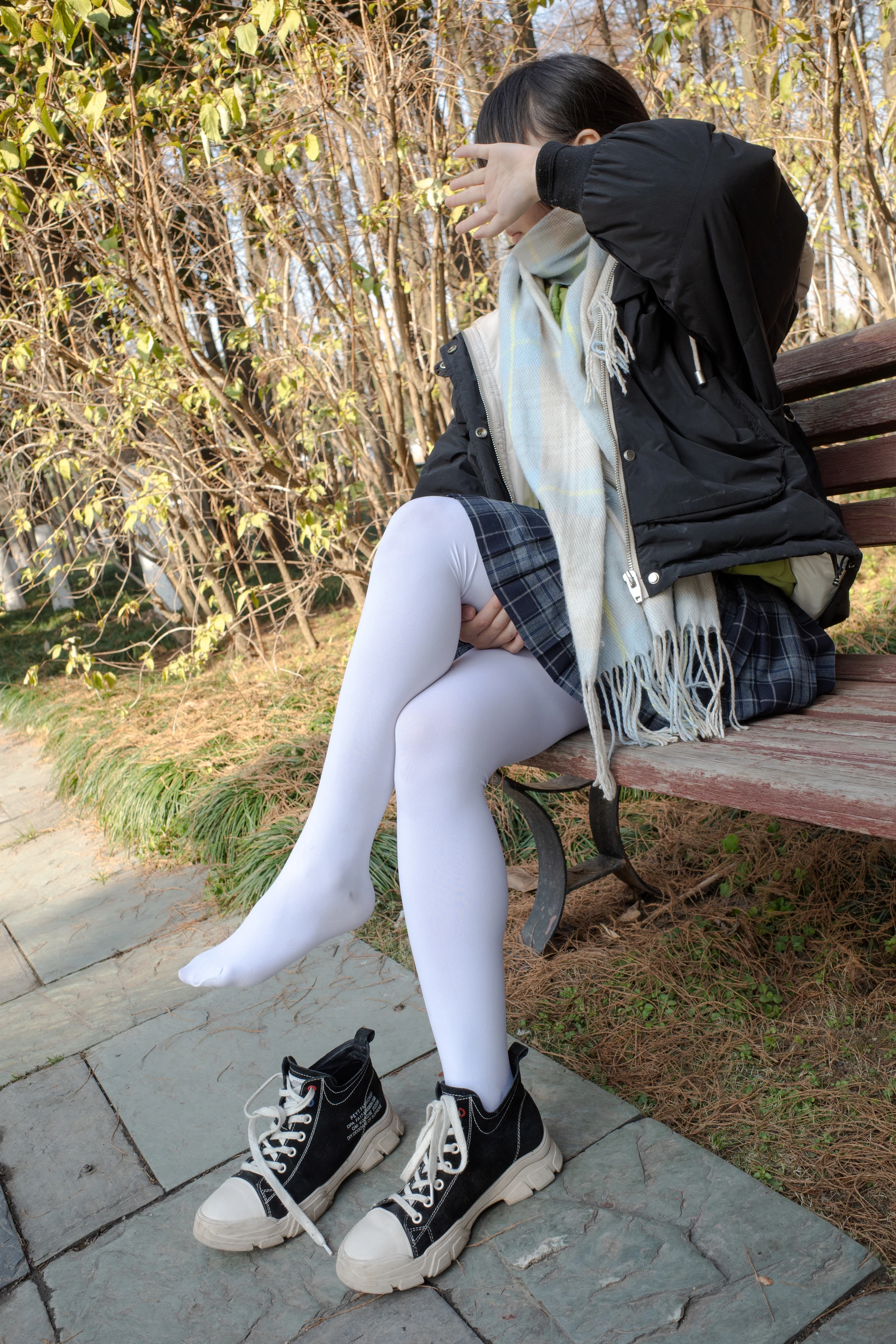 森萝财团 有料-22 [84P-1.09G]JK, JK制服, 学生装, 有料, 校服, 森萝财团, 白丝, 美腿, 美足