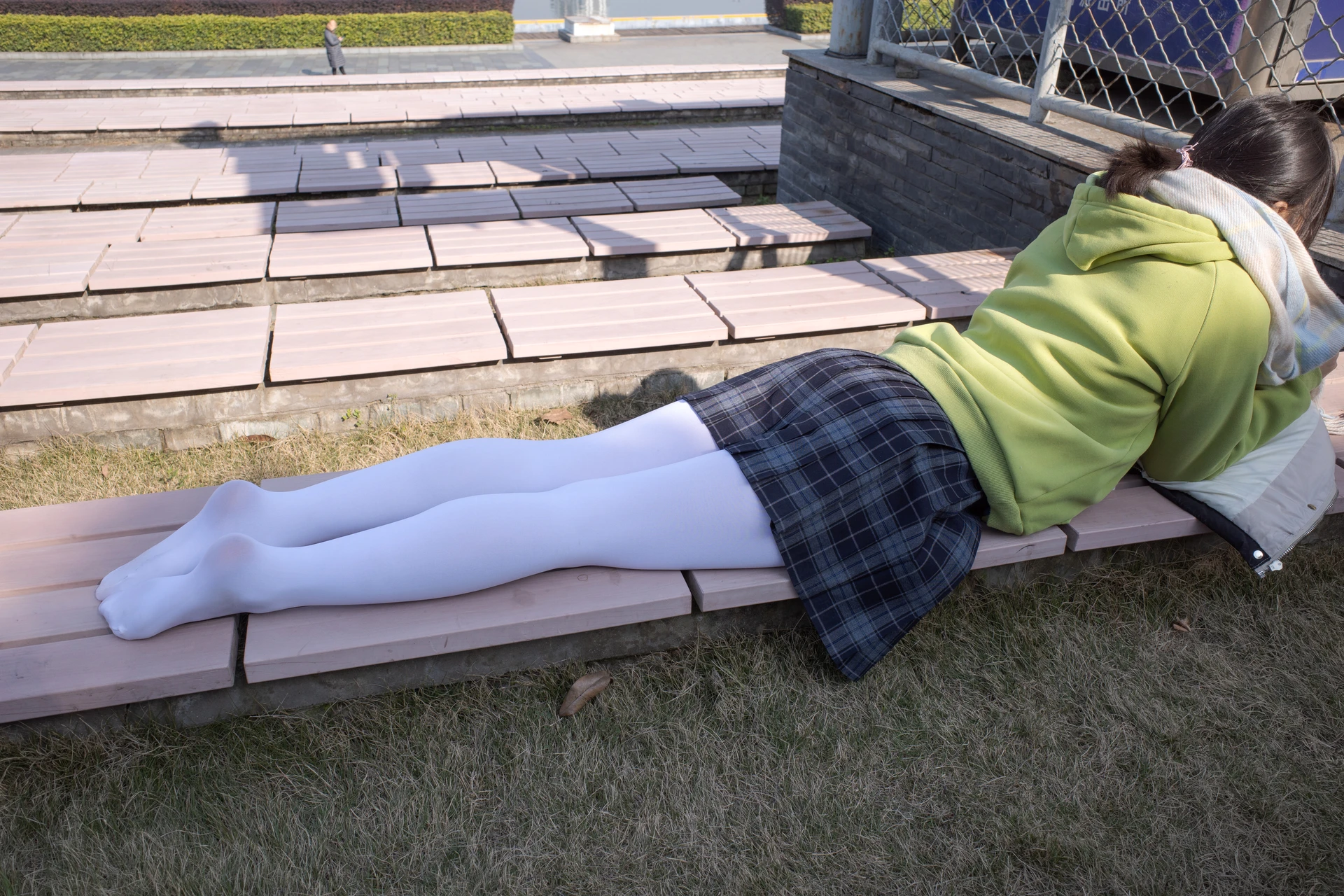 森萝财团 有料-22 [84P-1.09G]JK, JK制服, 学生装, 有料, 校服, 森萝财团, 白丝, 美腿, 美足