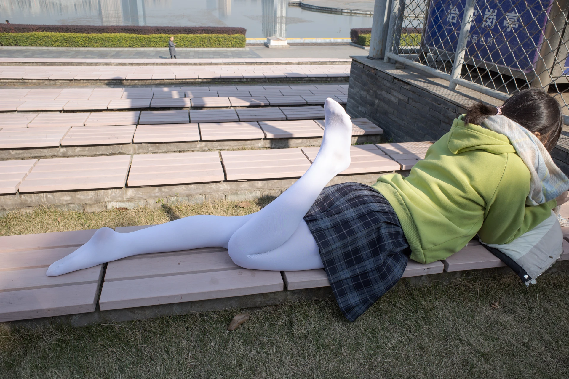 森萝财团 有料-22 [84P-1.09G]JK, JK制服, 学生装, 有料, 校服, 森萝财团, 白丝, 美腿, 美足