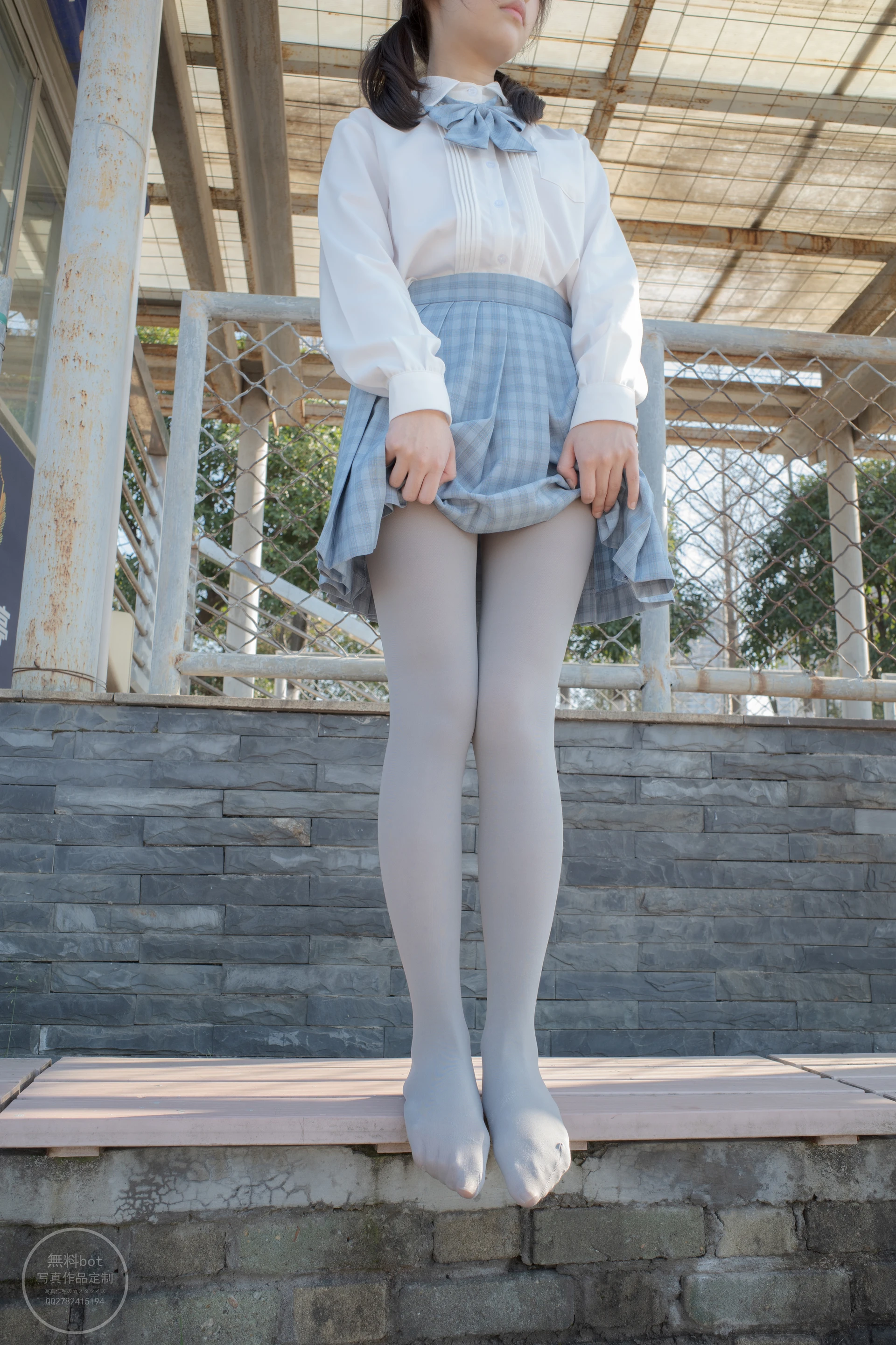 森萝财团 有料-30 [100P-1.39G]JK, JK制服, 学生装, 有料, 校服, 森萝财团, 灰丝, 美腿, 美足
