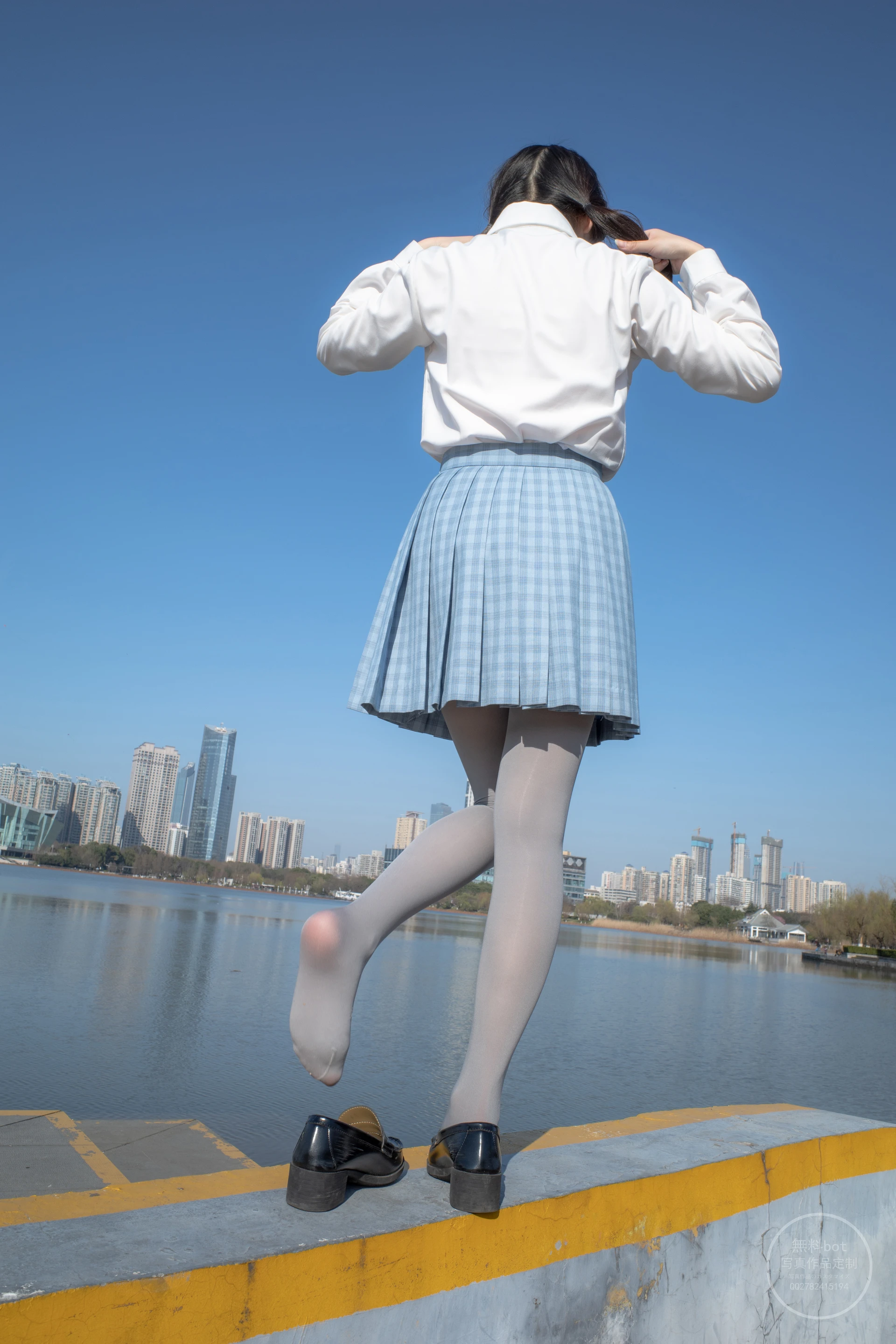 森萝财团 有料-30 [100P-1.39G]JK, JK制服, 学生装, 有料, 校服, 森萝财团, 灰丝, 美腿, 美足