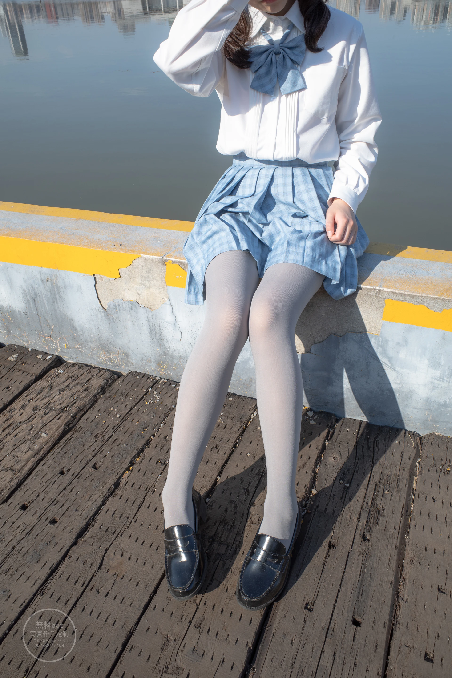 森萝财团 有料-30 [100P-1.39G]JK, JK制服, 学生装, 有料, 校服, 森萝财团, 灰丝, 美腿, 美足