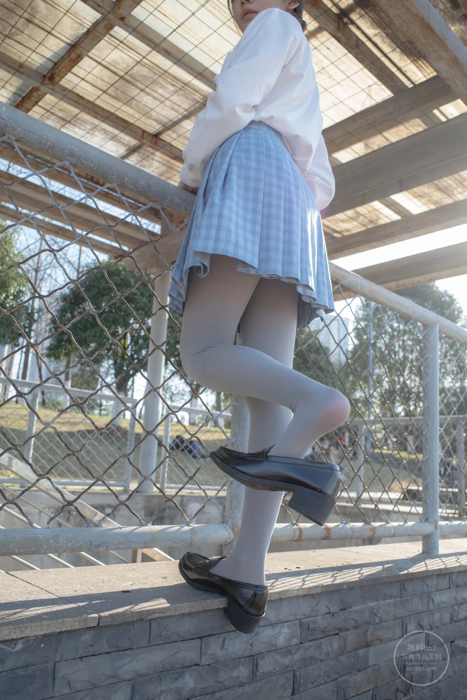 森萝财团 有料-30 [100P-1.39G]JK, JK制服, 学生装, 有料, 校服, 森萝财团, 灰丝, 美腿, 美足