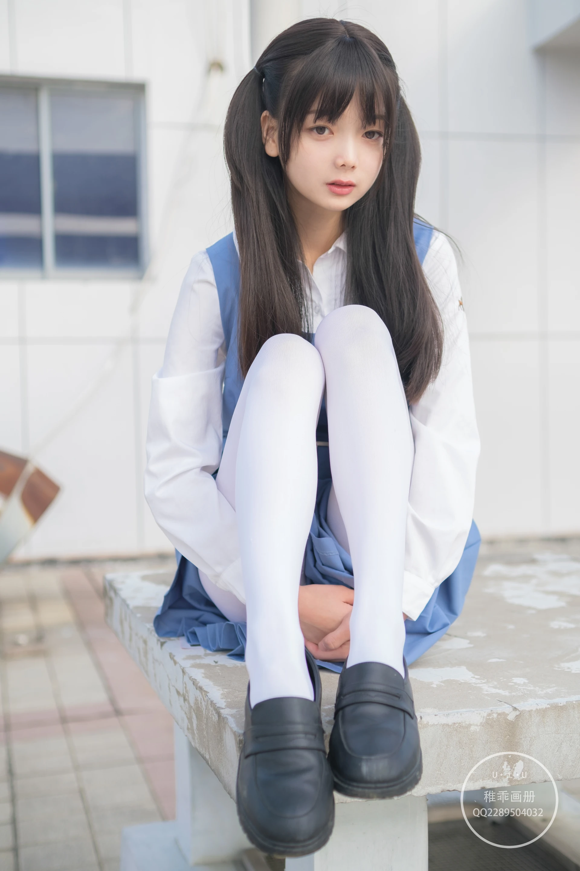 稚乖画册 晴空-02 赤西夜夜 JK制服白丝双马尾 [79P1V-1.1GB]JK, JK制服, 双马尾, 可爱, 晴空, 白丝, 稚乖画册, 美腿, 美足, 赤西夜夜