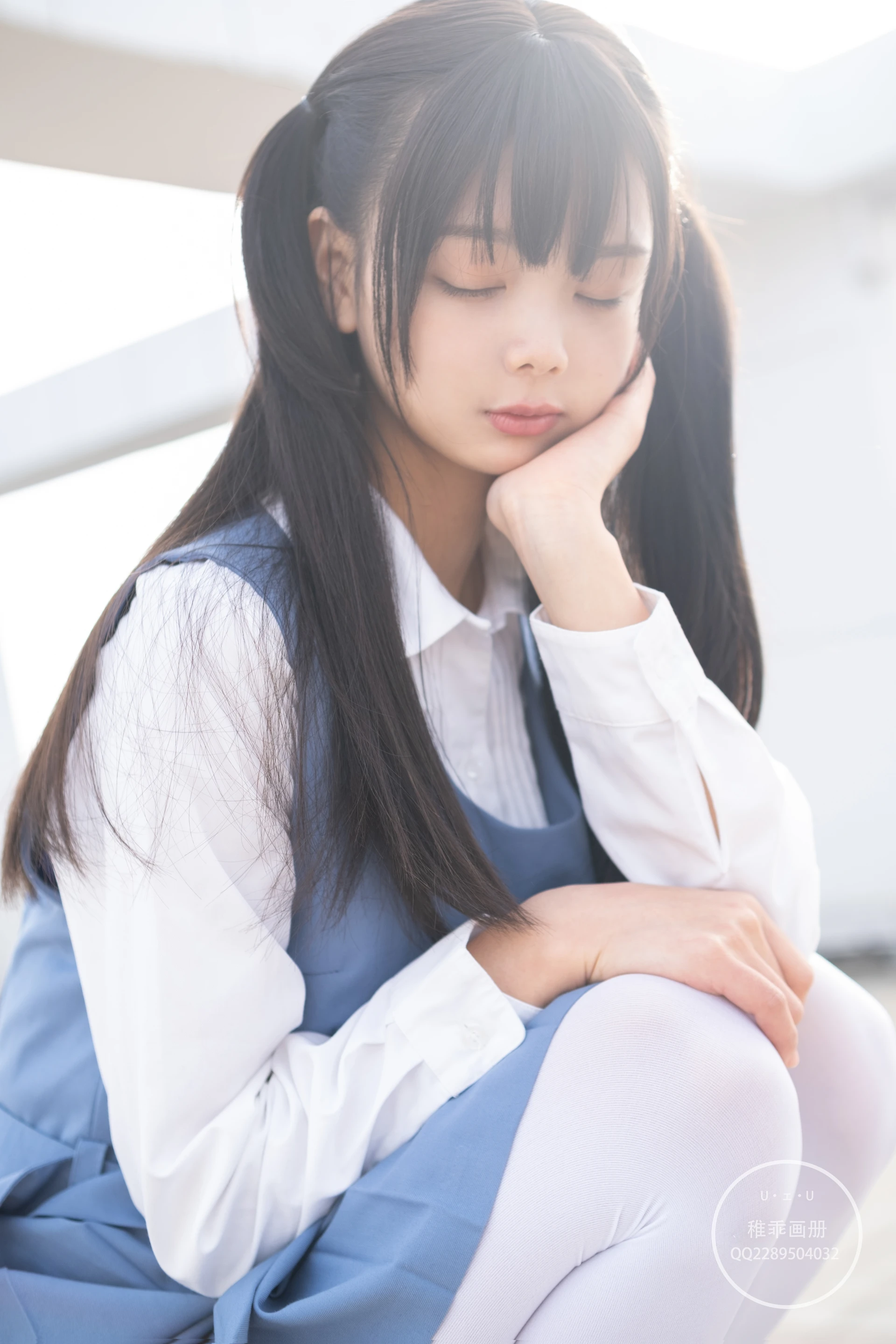 稚乖画册 晴空-02 赤西夜夜 JK制服白丝双马尾 [79P1V-1.1GB]JK, JK制服, 双马尾, 可爱, 晴空, 白丝, 稚乖画册, 美腿, 美足, 赤西夜夜