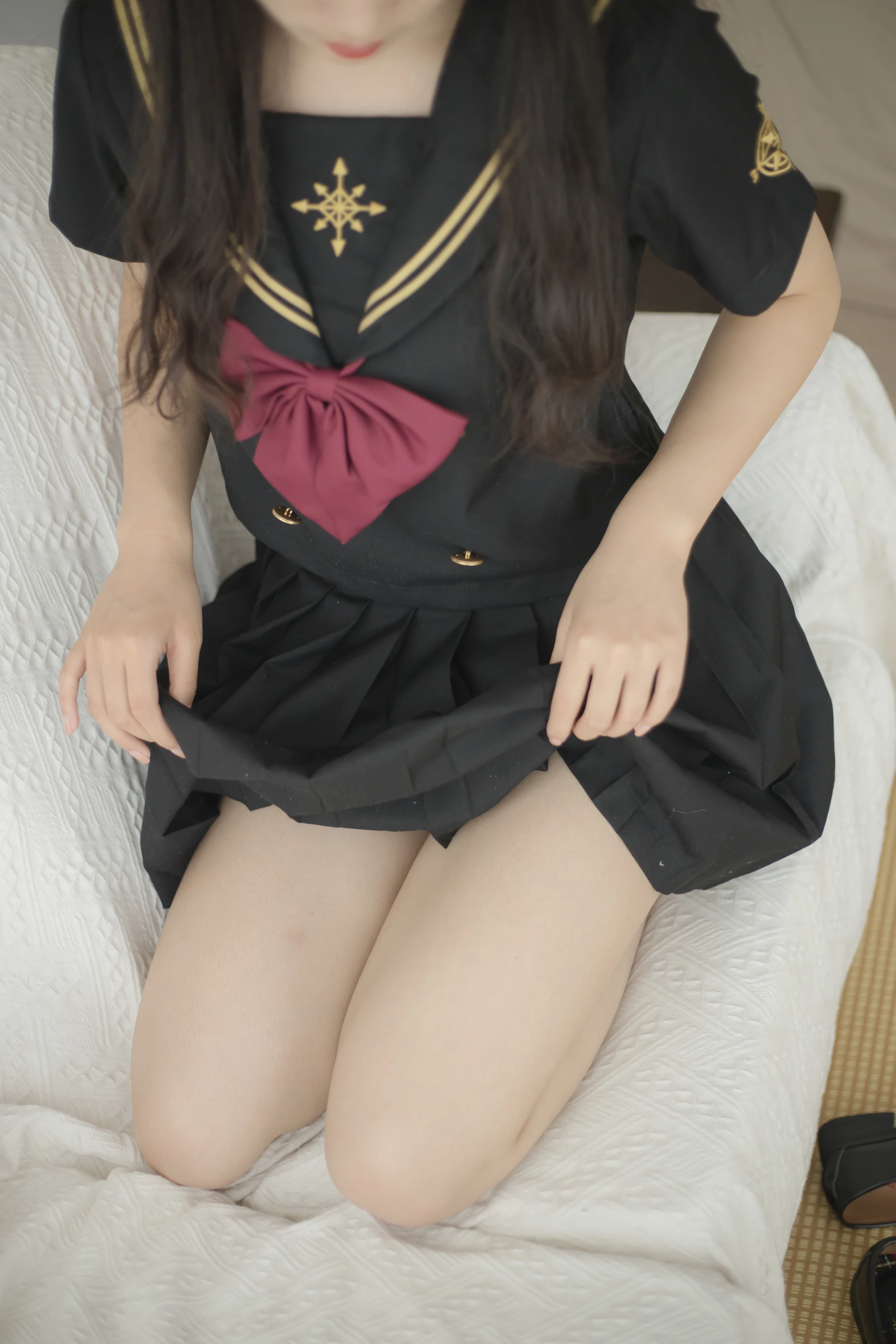 紧急企划 VOL.001 [45P1V-859M] 樱樱樱可JK, JK制服, 制服, 学生装, 紧急企划, 美腿, 美足, 黑丝