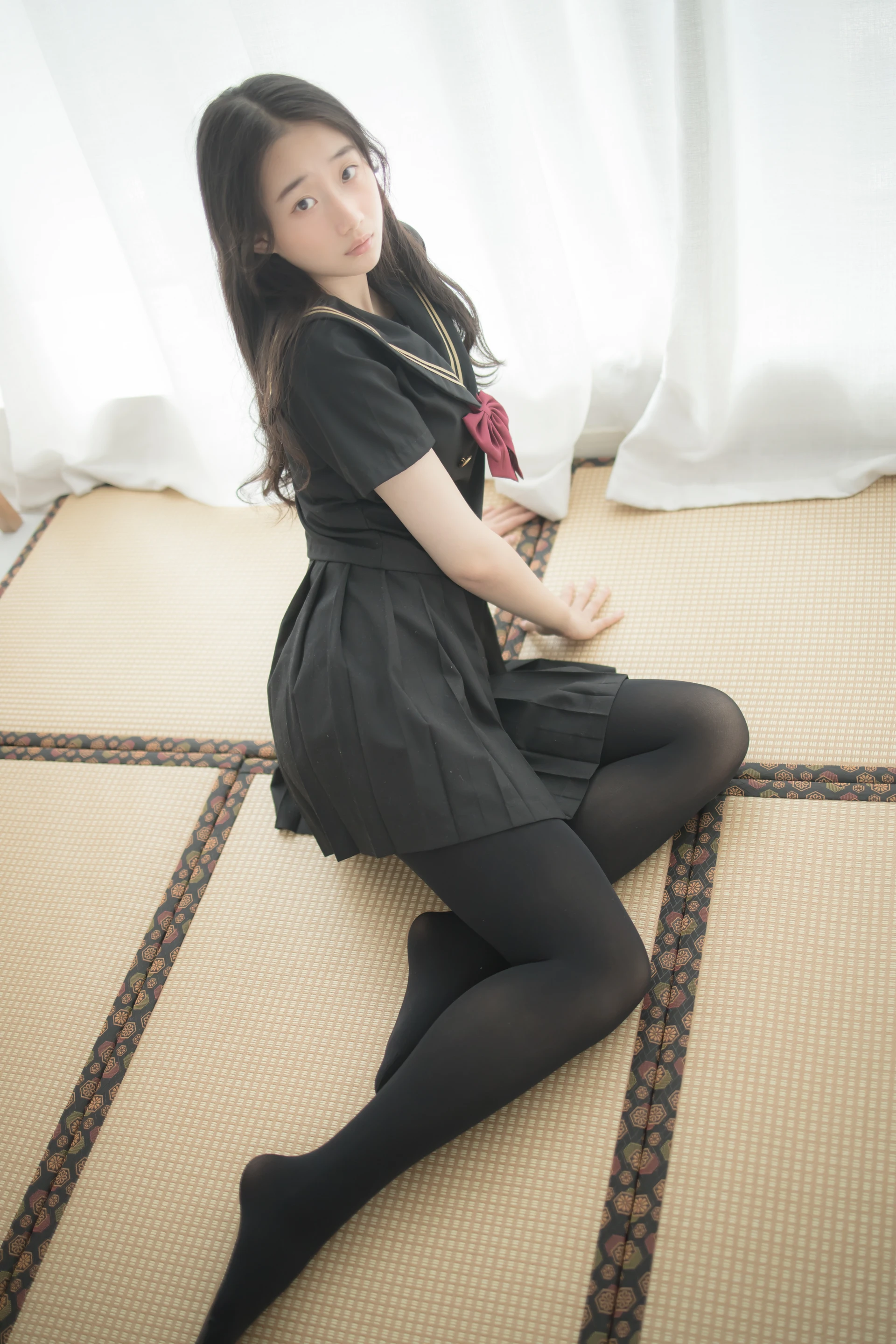 紧急企划 VOL.001 [45P1V-859M] 樱樱樱可JK, JK制服, 制服, 学生装, 紧急企划, 美腿, 美足, 黑丝