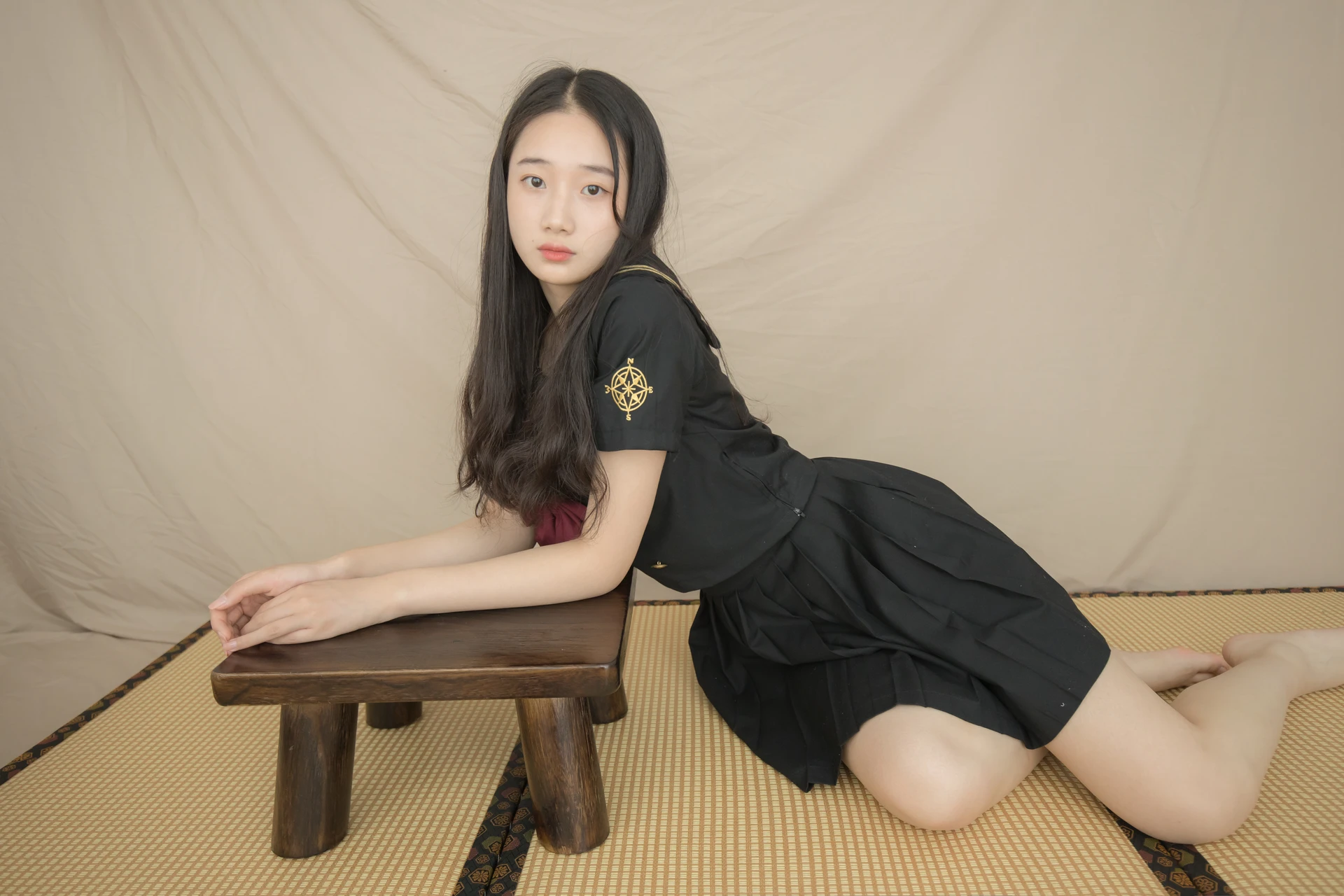 紧急企划 VOL.001 [45P1V-859M] 樱樱樱可JK, JK制服, 制服, 学生装, 紧急企划, 美腿, 美足, 黑丝