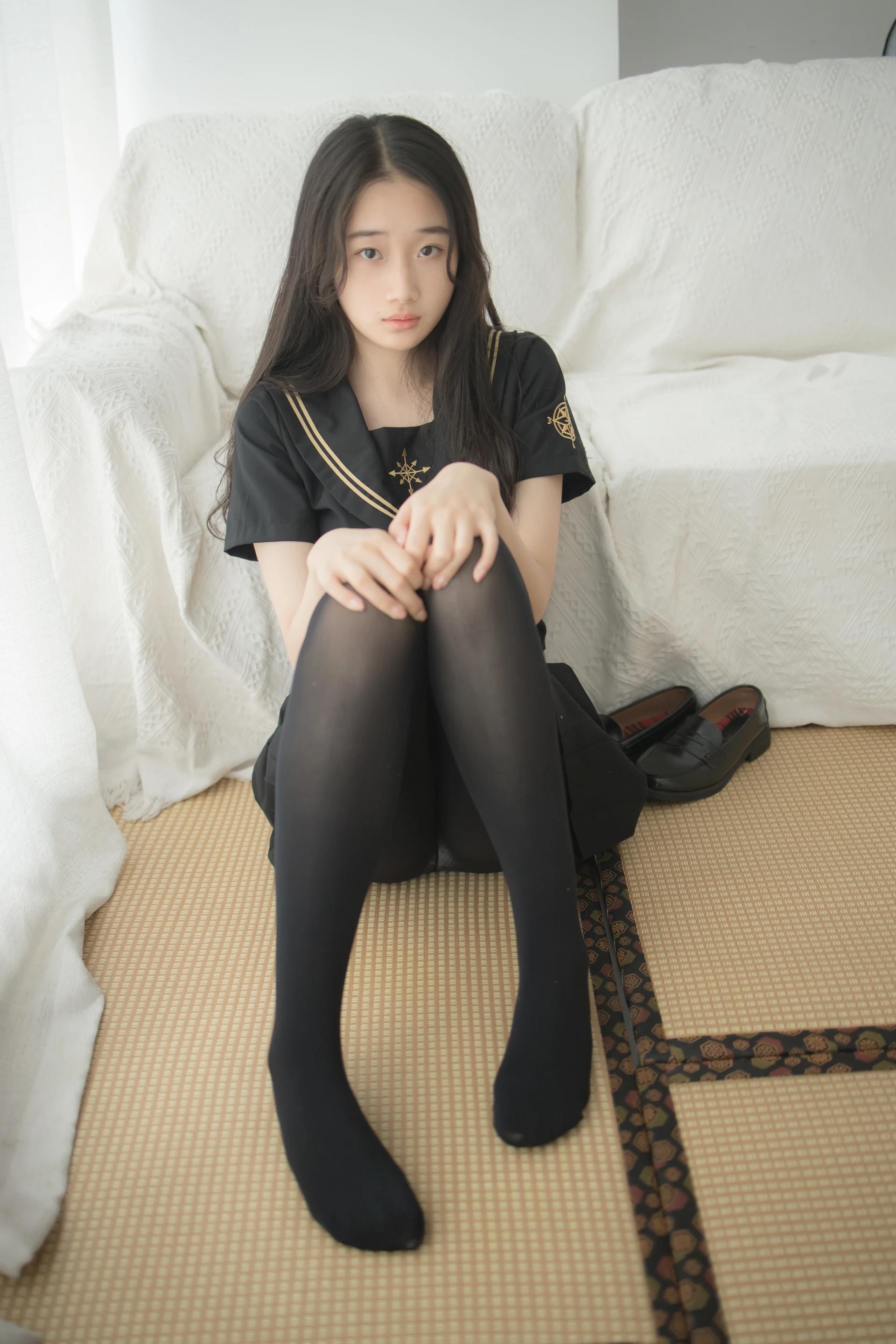 紧急企划 VOL.001 [45P1V-859M] 樱樱樱可JK, JK制服, 制服, 学生装, 紧急企划, 美腿, 美足, 黑丝