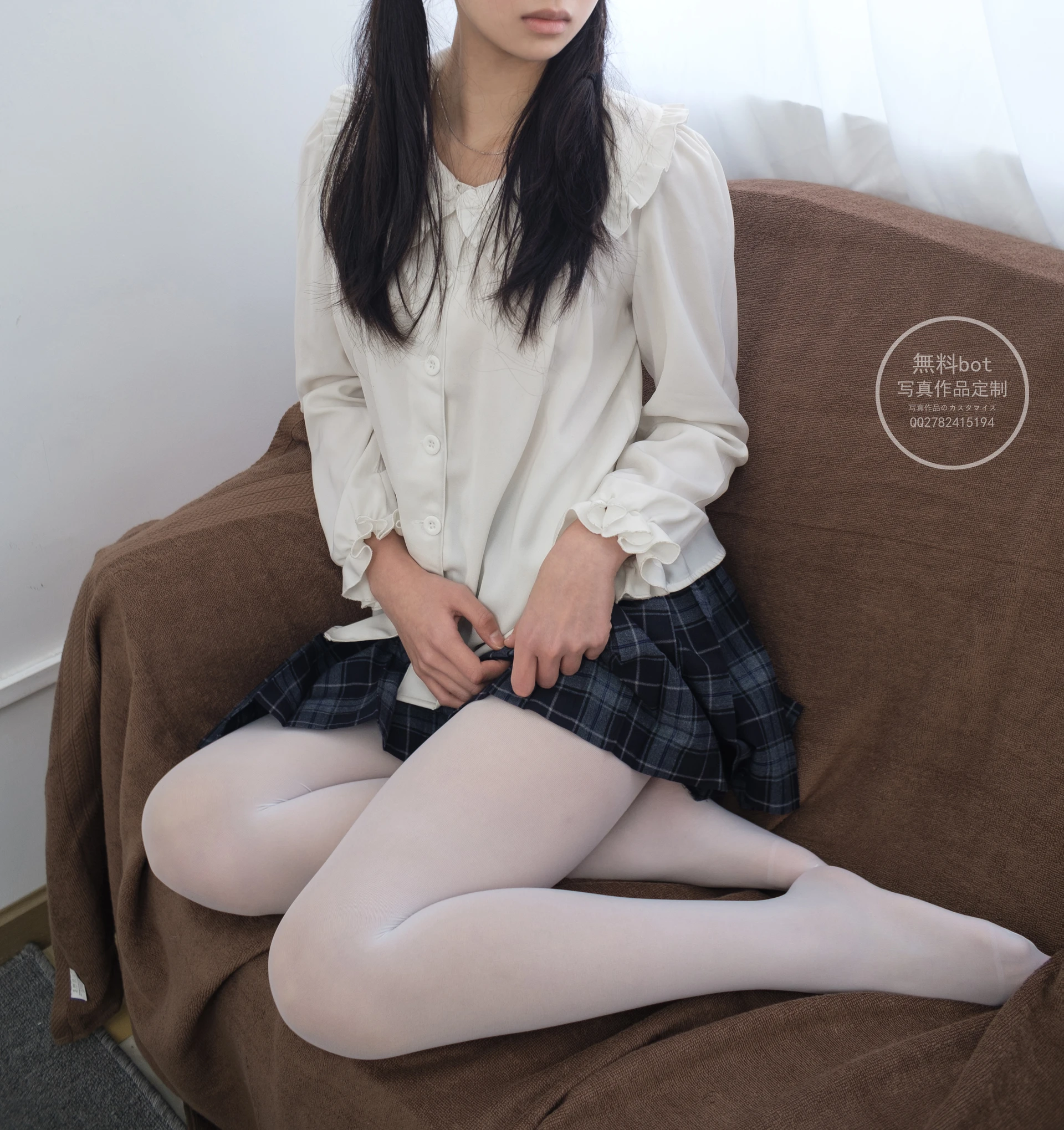 森萝财团 有料-18 [71P-780M]JK, JK制服, 可爱, 学生装, 有料, 校服, 森萝财团, 白丝, 美腿, 美足