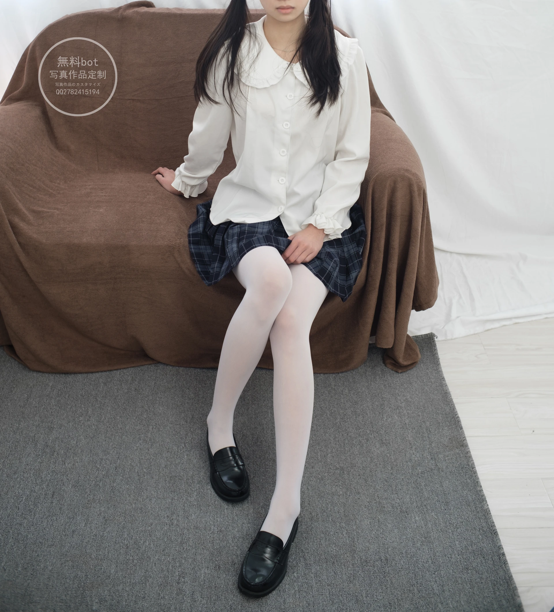 森萝财团 有料-18 [71P-780M]JK, JK制服, 可爱, 学生装, 有料, 校服, 森萝财团, 白丝, 美腿, 美足