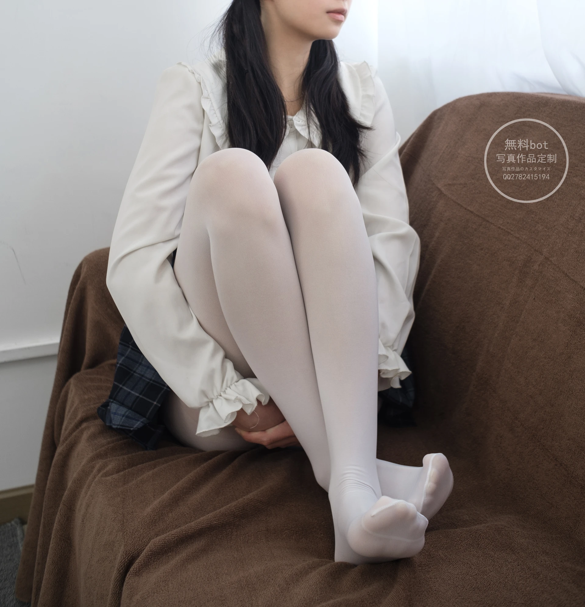 森萝财团 有料-18 [71P-780M]JK, JK制服, 可爱, 学生装, 有料, 校服, 森萝财团, 白丝, 美腿, 美足