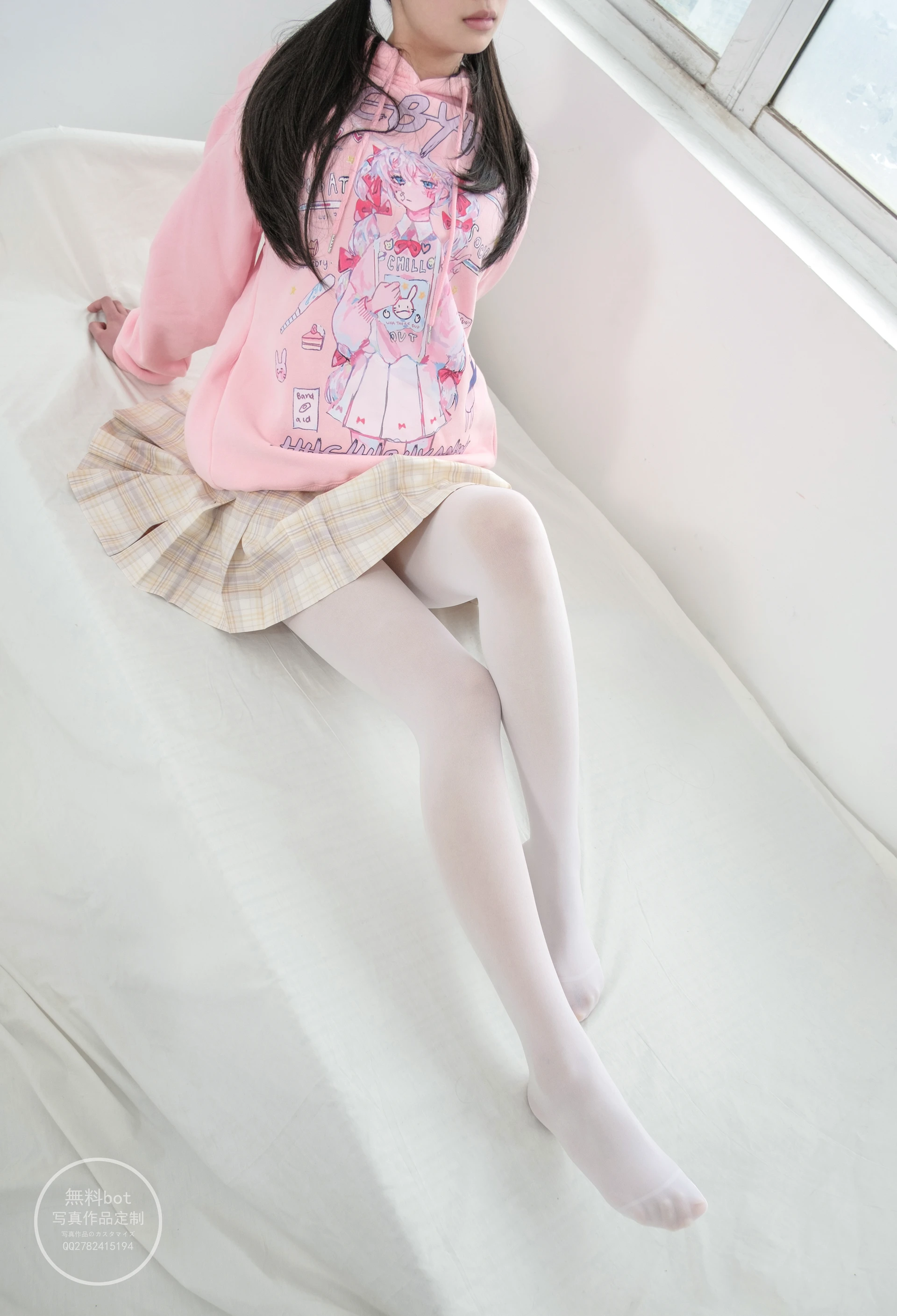 森萝财团 有料-25 [51P1V-829M]JK, JK制服, 可爱, 学生装, 有料, 校服, 森萝财团, 白丝, 美腿, 美足