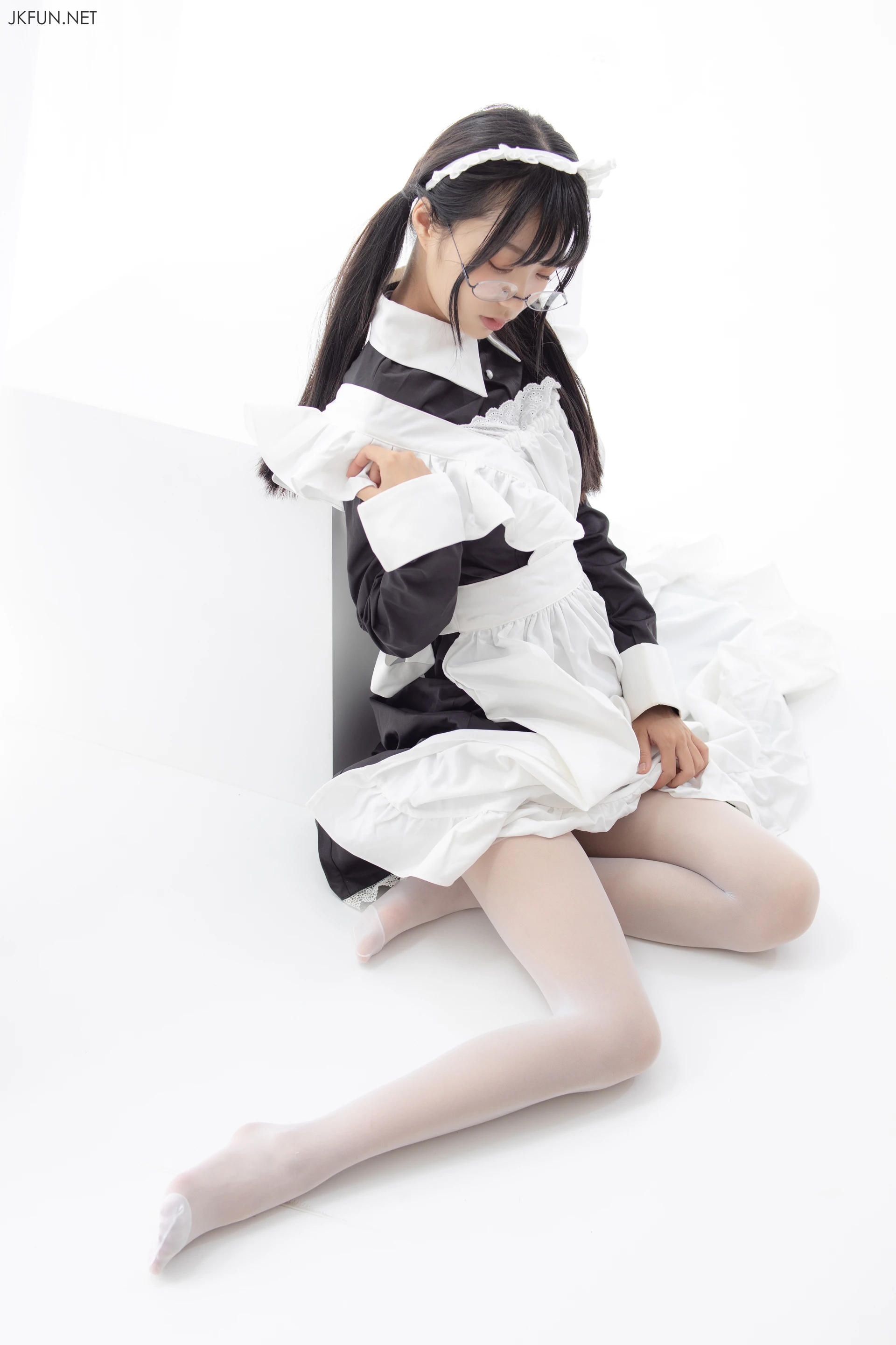 JKFUN-017 [127P1V-2.31G]JKFUN, 女仆装, 森萝财团, 白丝, 美腿