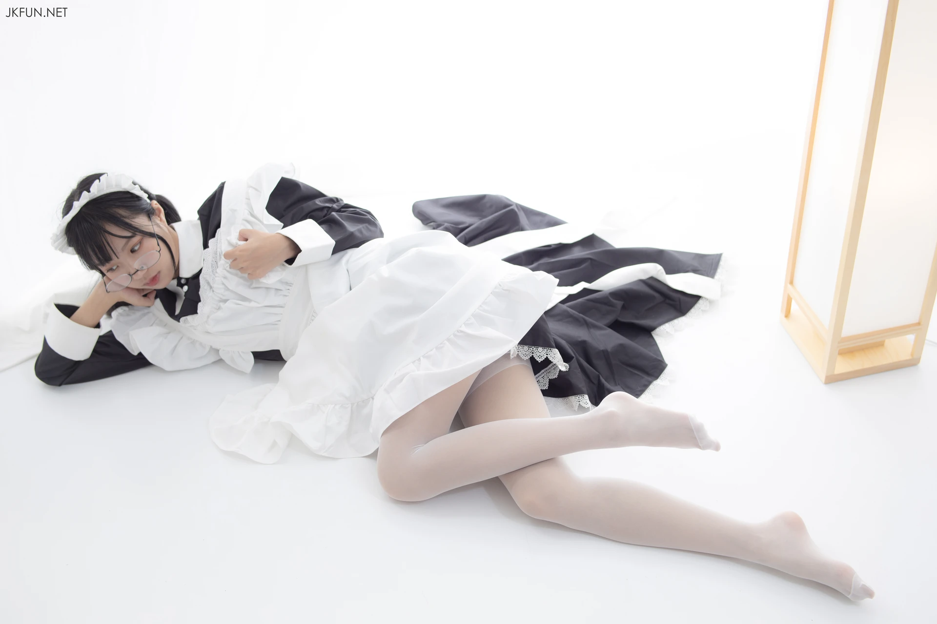 JKFUN-017 [127P1V-2.31G]JKFUN, 女仆装, 森萝财团, 白丝, 美腿