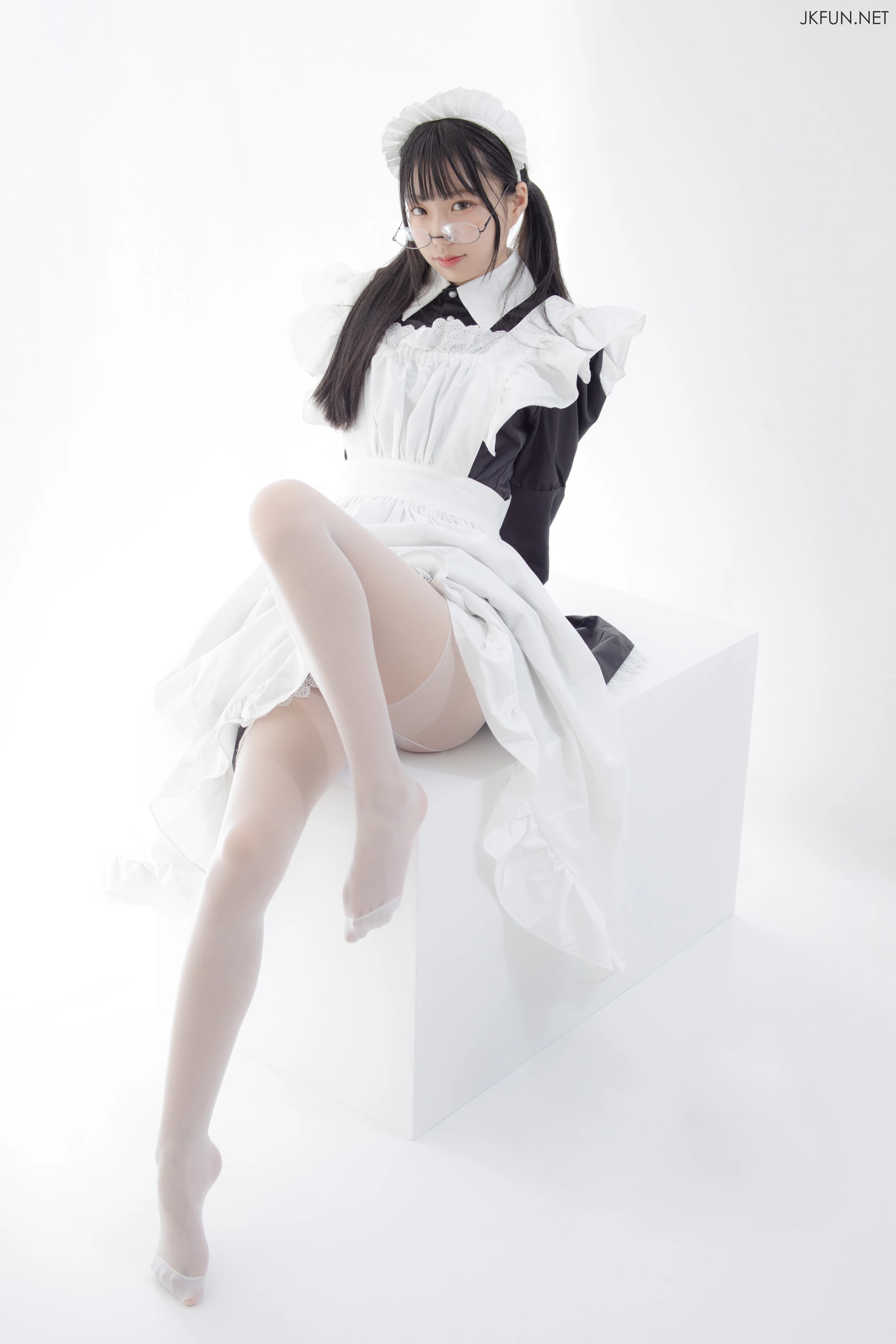 JKFUN-017 [127P1V-2.31G]JKFUN, 女仆装, 森萝财团, 白丝, 美腿
