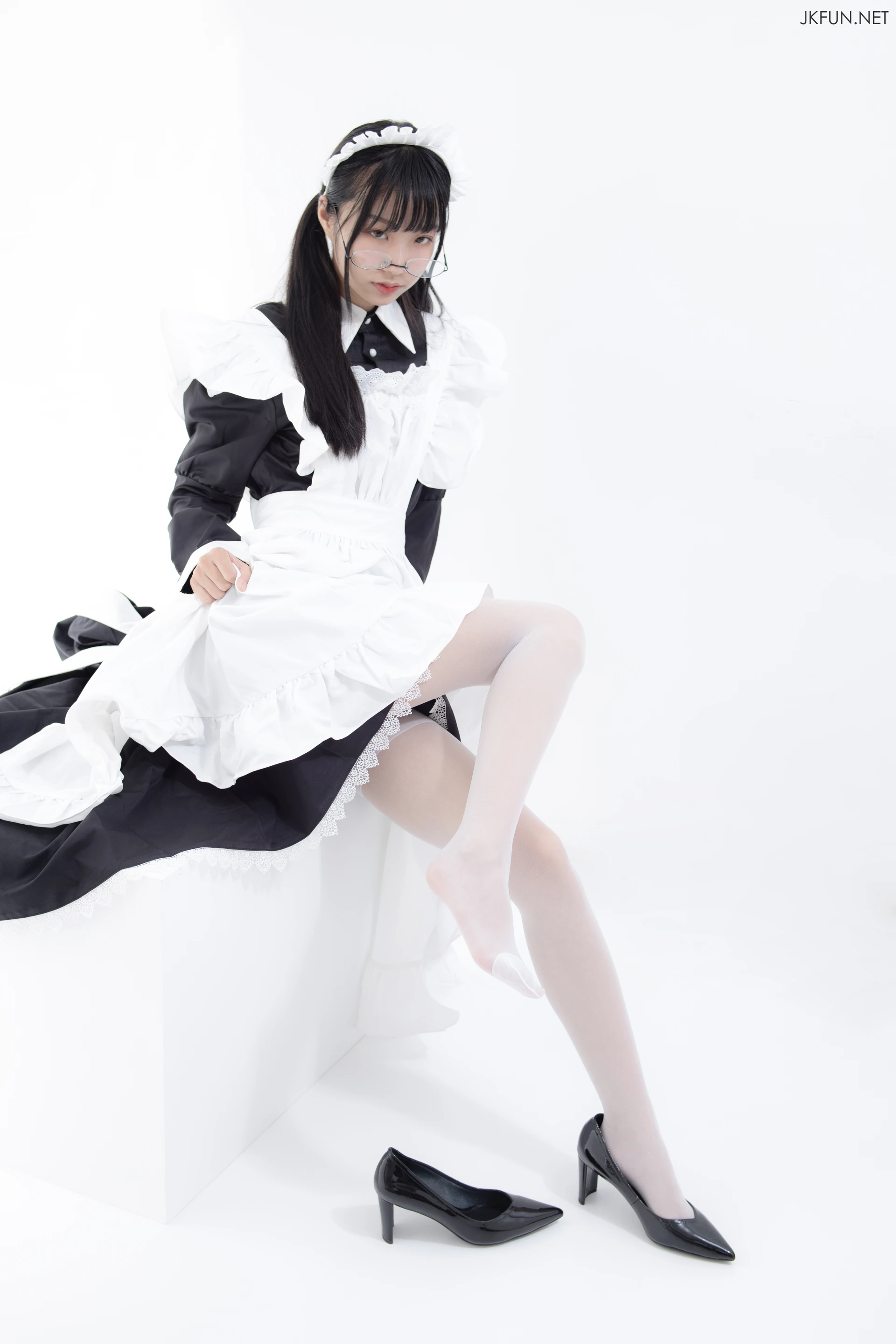 JKFUN-017 [127P1V-2.31G]JKFUN, 女仆装, 森萝财团, 白丝, 美腿