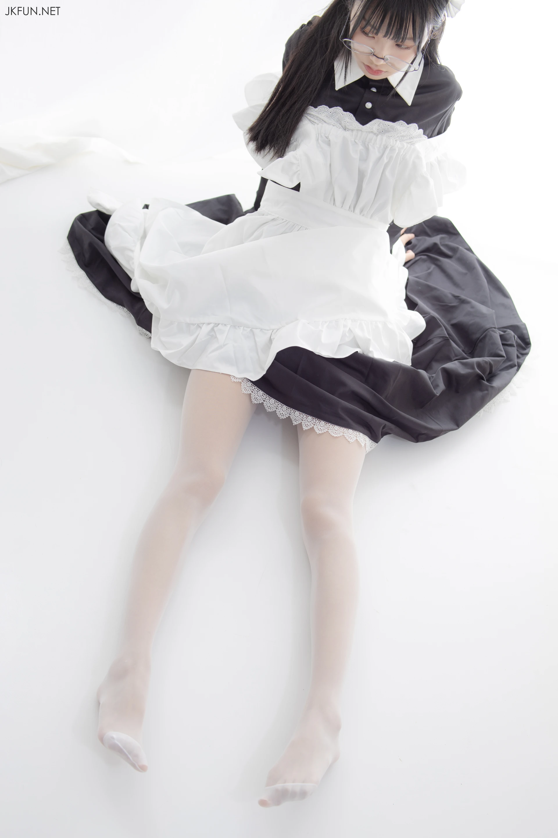 JKFUN-017 [127P1V-2.31G]JKFUN, 女仆装, 森萝财团, 白丝, 美腿