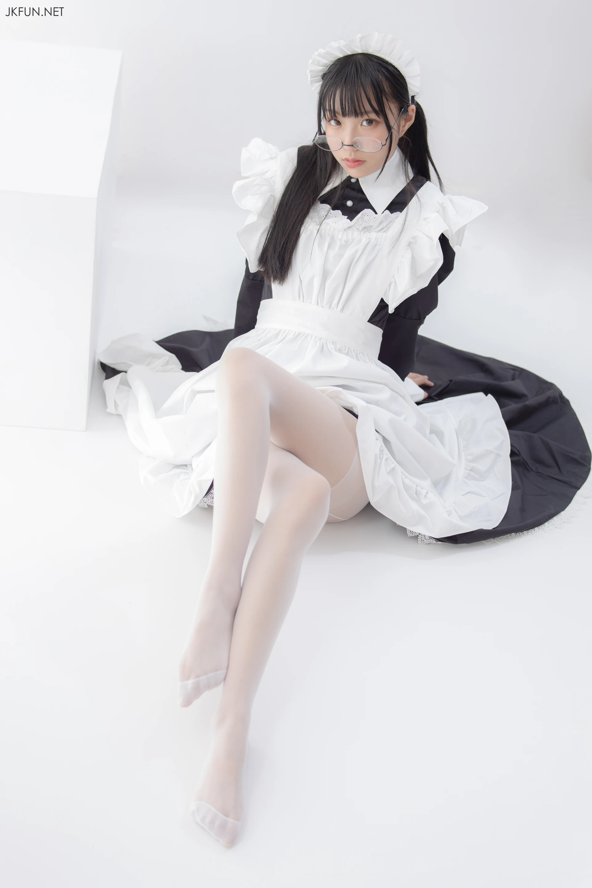 JKFUN-017 [127P1V-2.31G]JKFUN, 女仆装, 森萝财团, 白丝, 美腿