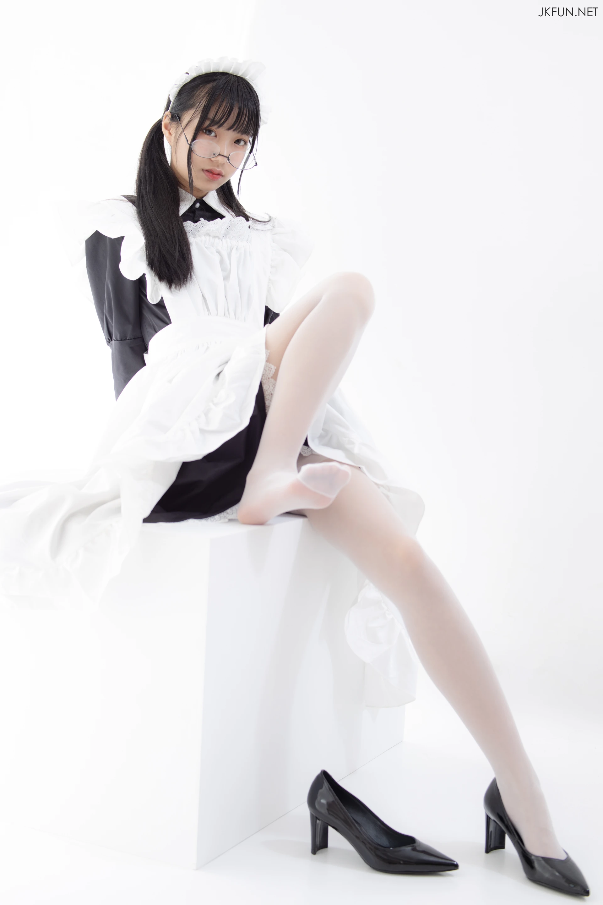 JKFUN-017 [127P1V-2.31G]JKFUN, 女仆装, 森萝财团, 白丝, 美腿