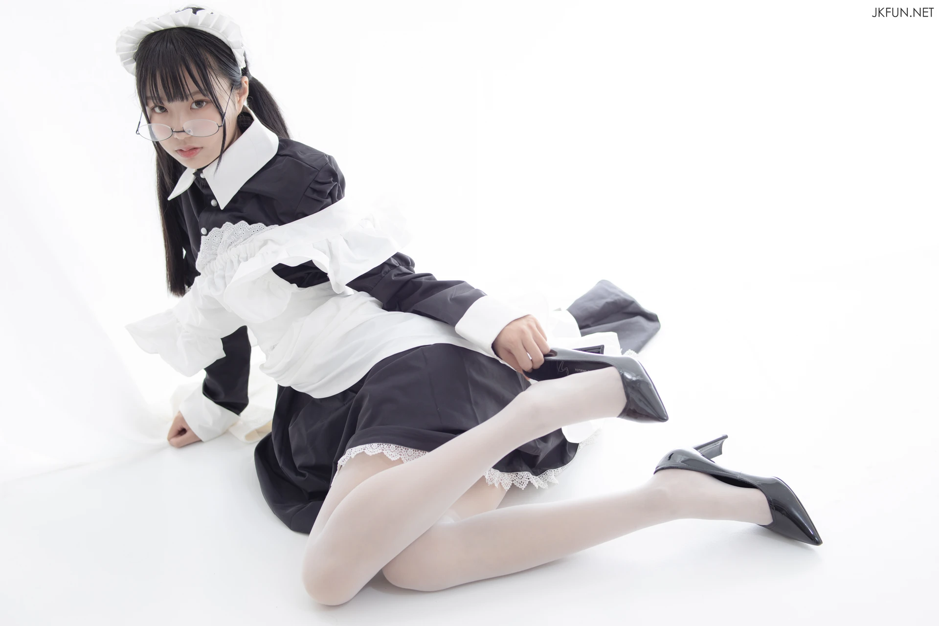 JKFUN-017 [127P1V-2.31G]JKFUN, 女仆装, 森萝财团, 白丝, 美腿