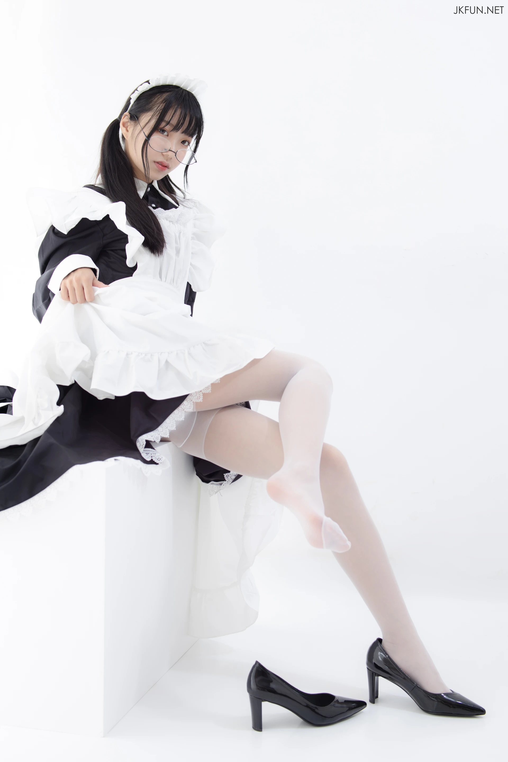 JKFUN-017 [127P1V-2.31G]JKFUN, 女仆装, 森萝财团, 白丝, 美腿