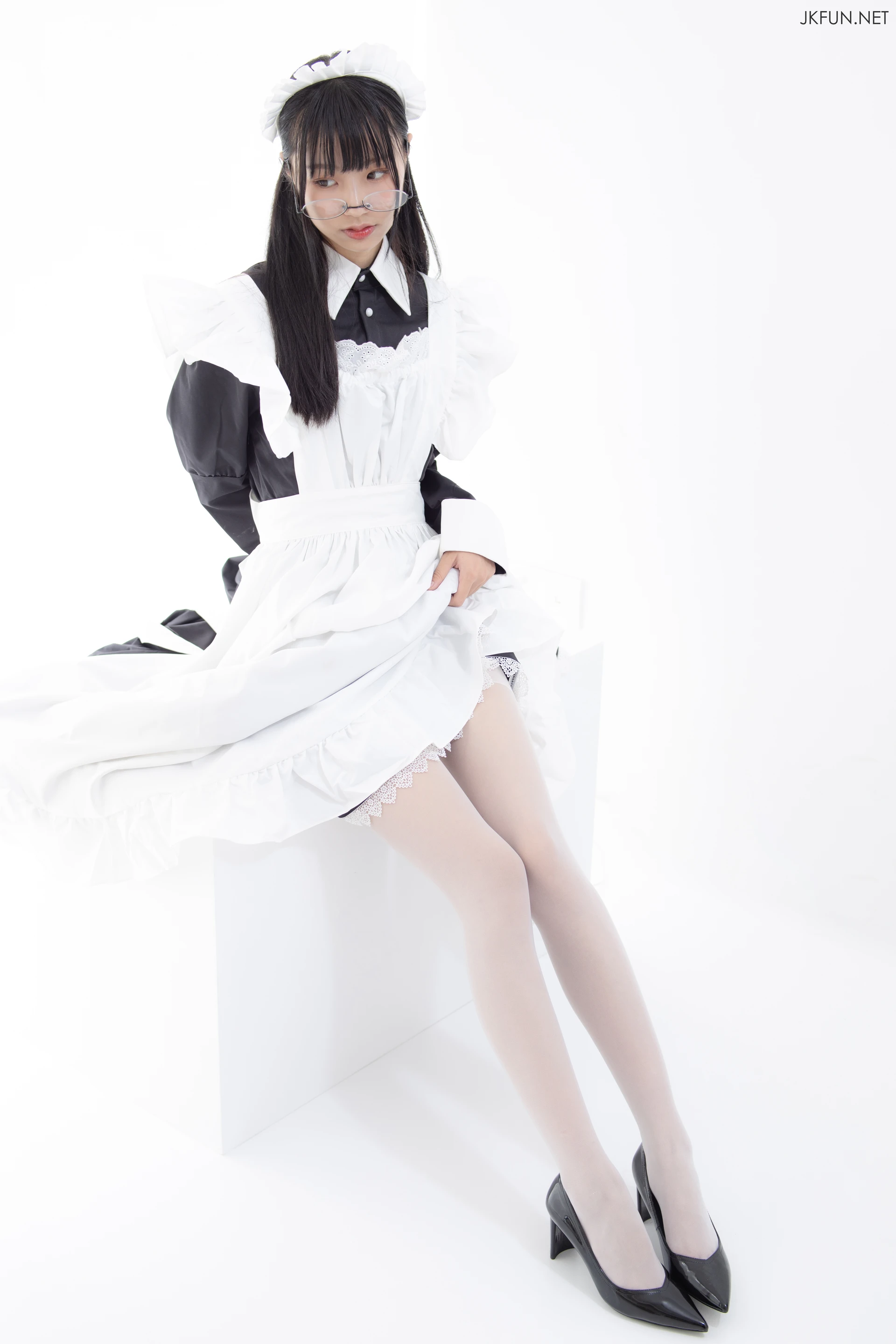 JKFUN-017 [127P1V-2.31G]JKFUN, 女仆装, 森萝财团, 白丝, 美腿