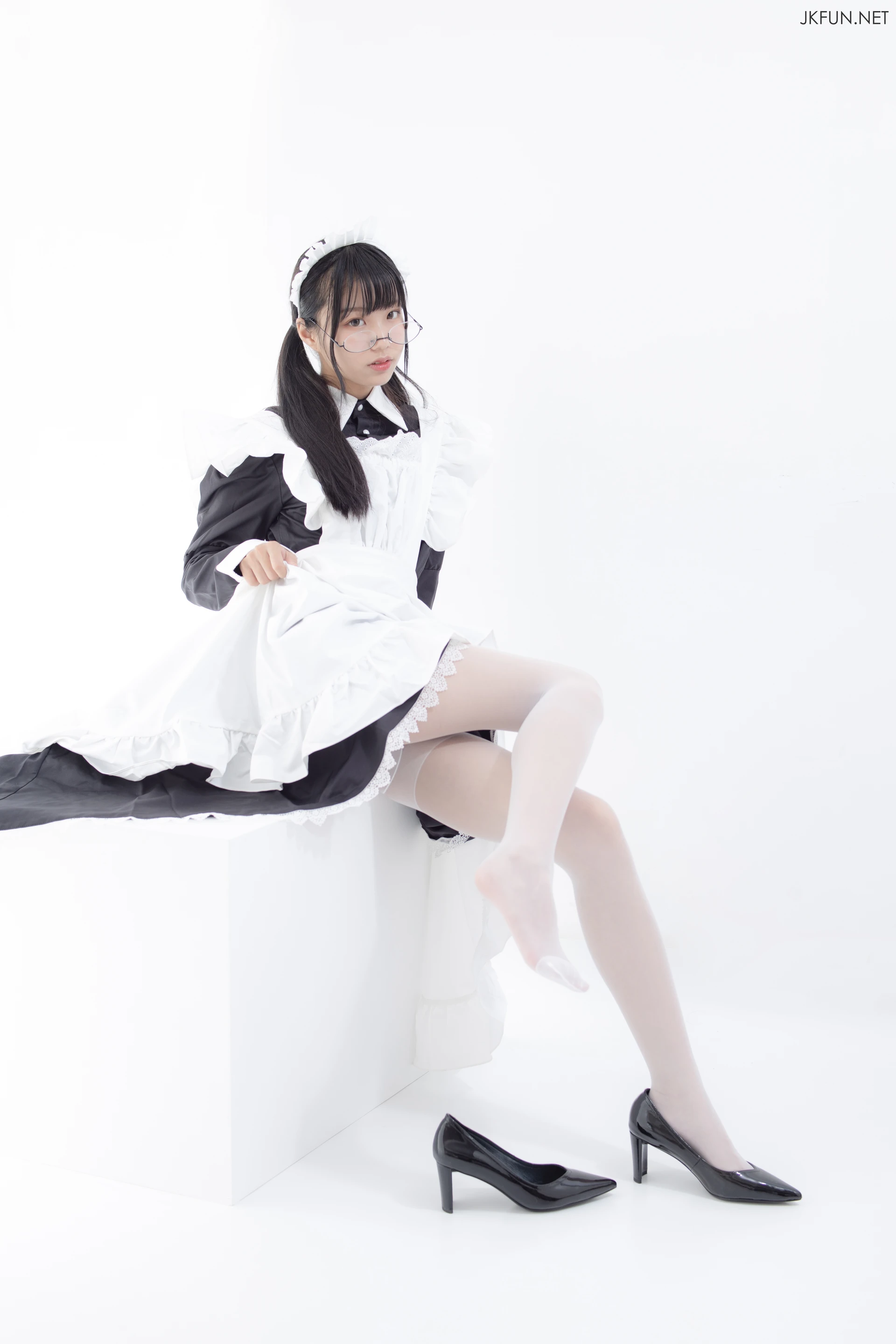 JKFUN-017 [127P1V-2.31G]JKFUN, 女仆装, 森萝财团, 白丝, 美腿