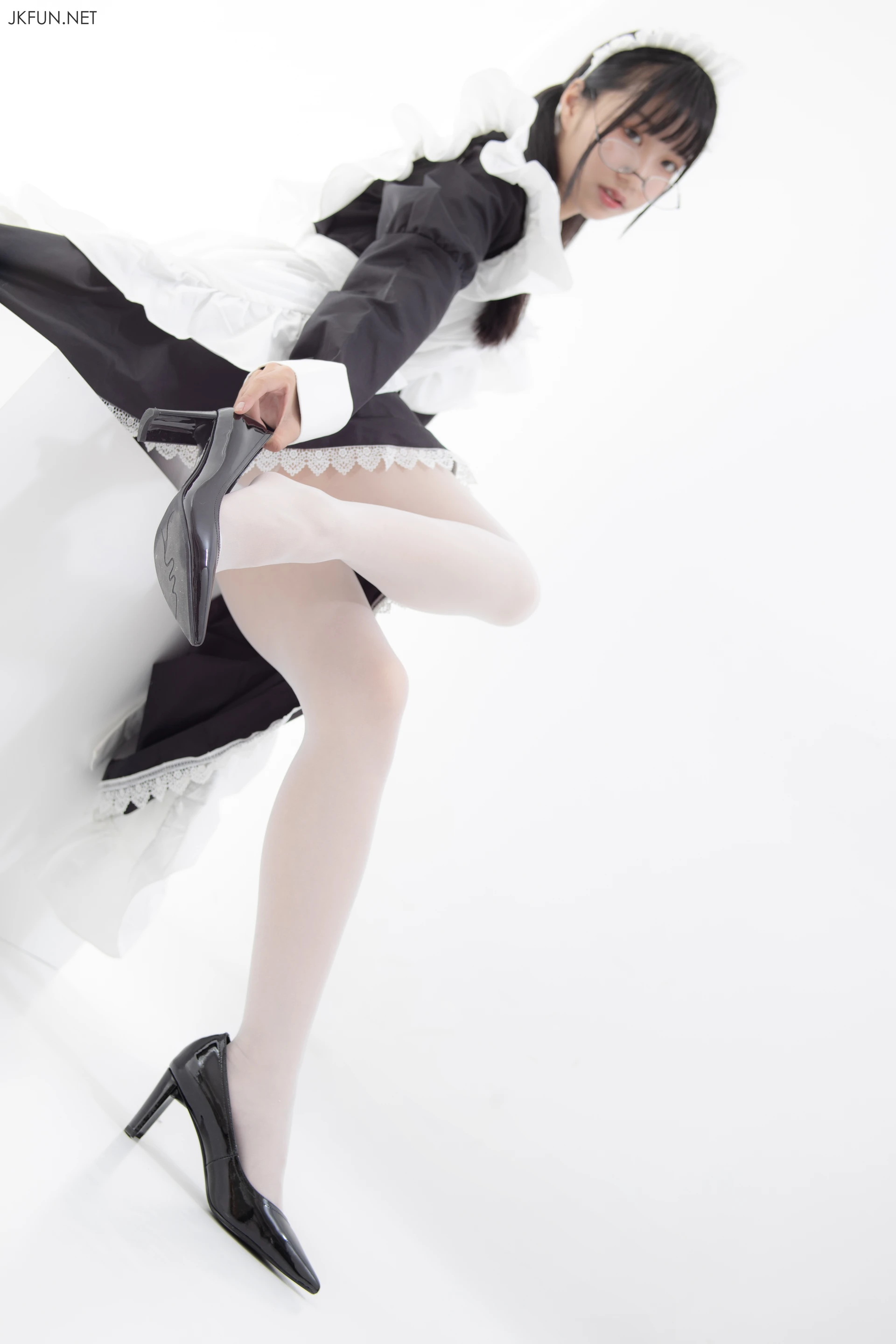 JKFUN-017 [127P1V-2.31G]JKFUN, 女仆装, 森萝财团, 白丝, 美腿