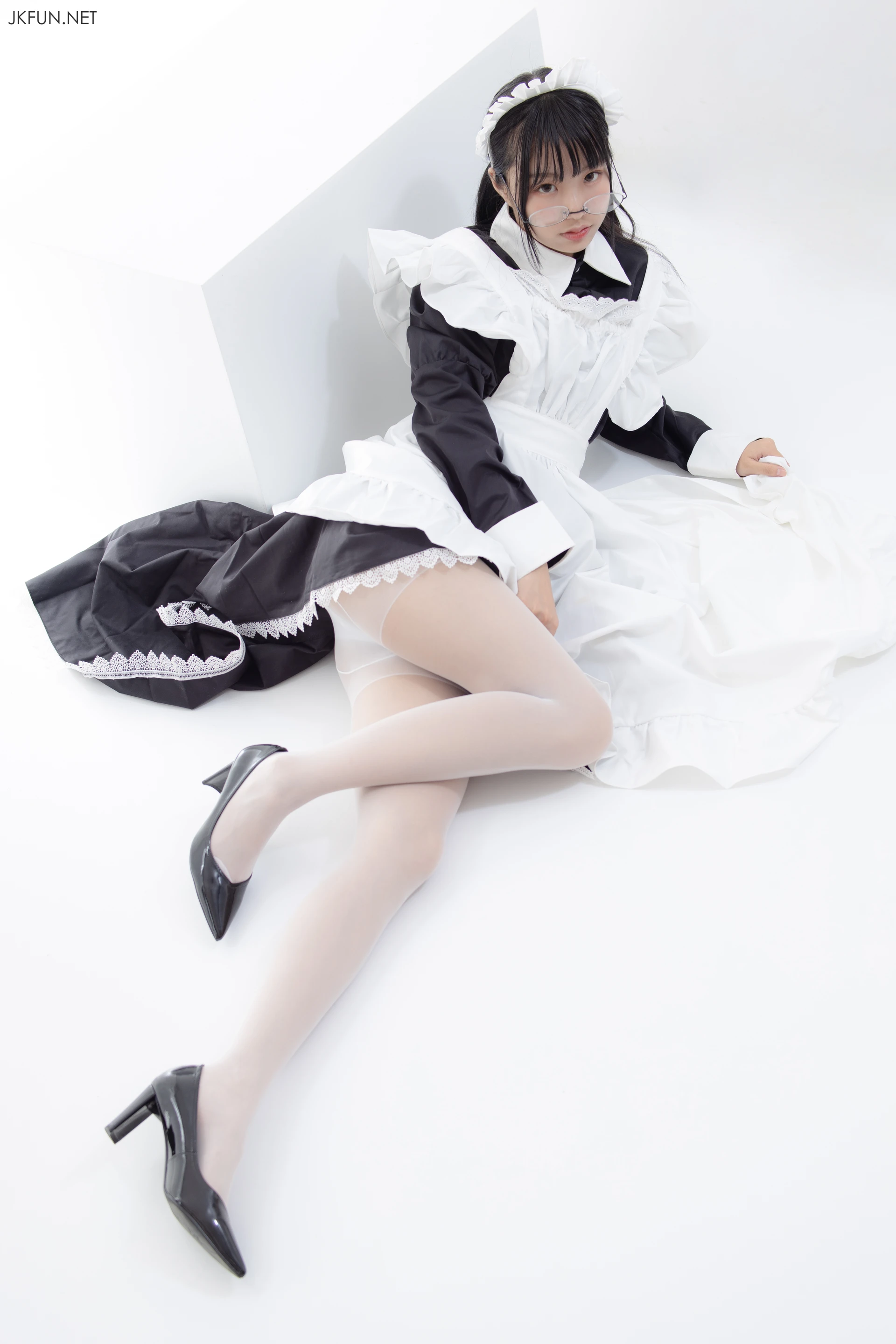 JKFUN-017 [127P1V-2.31G]JKFUN, 女仆装, 森萝财团, 白丝, 美腿