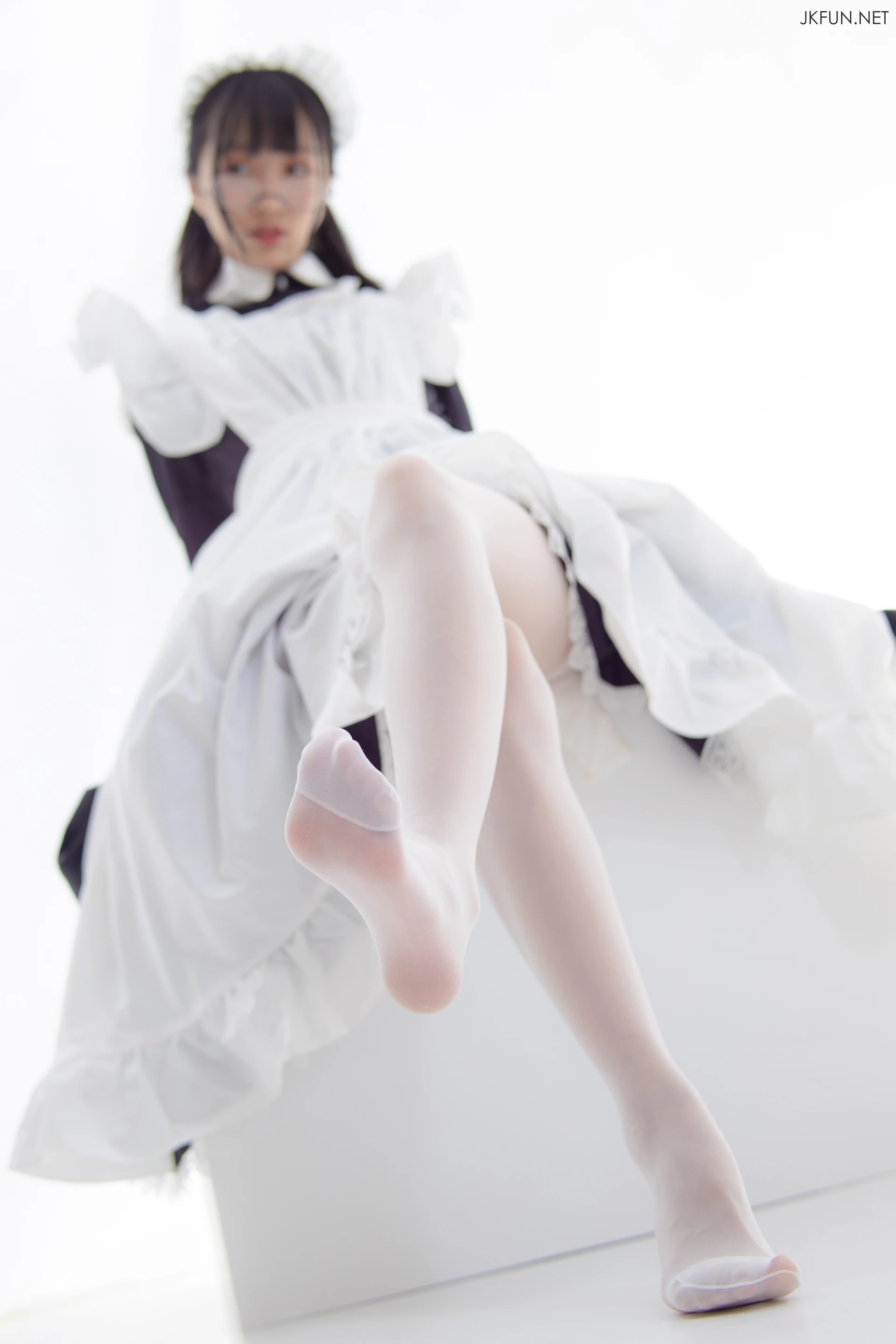JKFUN-017 [127P1V-2.31G]JKFUN, 女仆装, 森萝财团, 白丝, 美腿