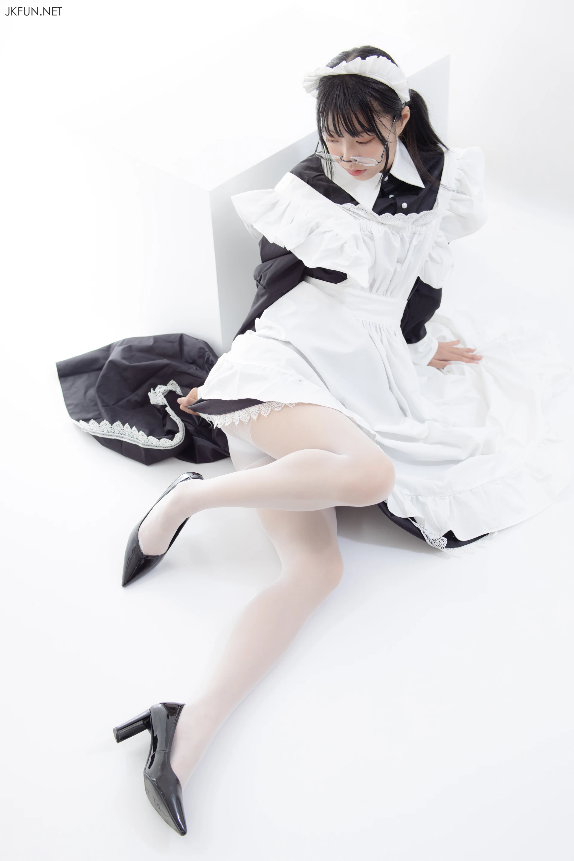 JKFUN-017 [127P1V-2.31G]JKFUN, 女仆装, 森萝财团, 白丝, 美腿