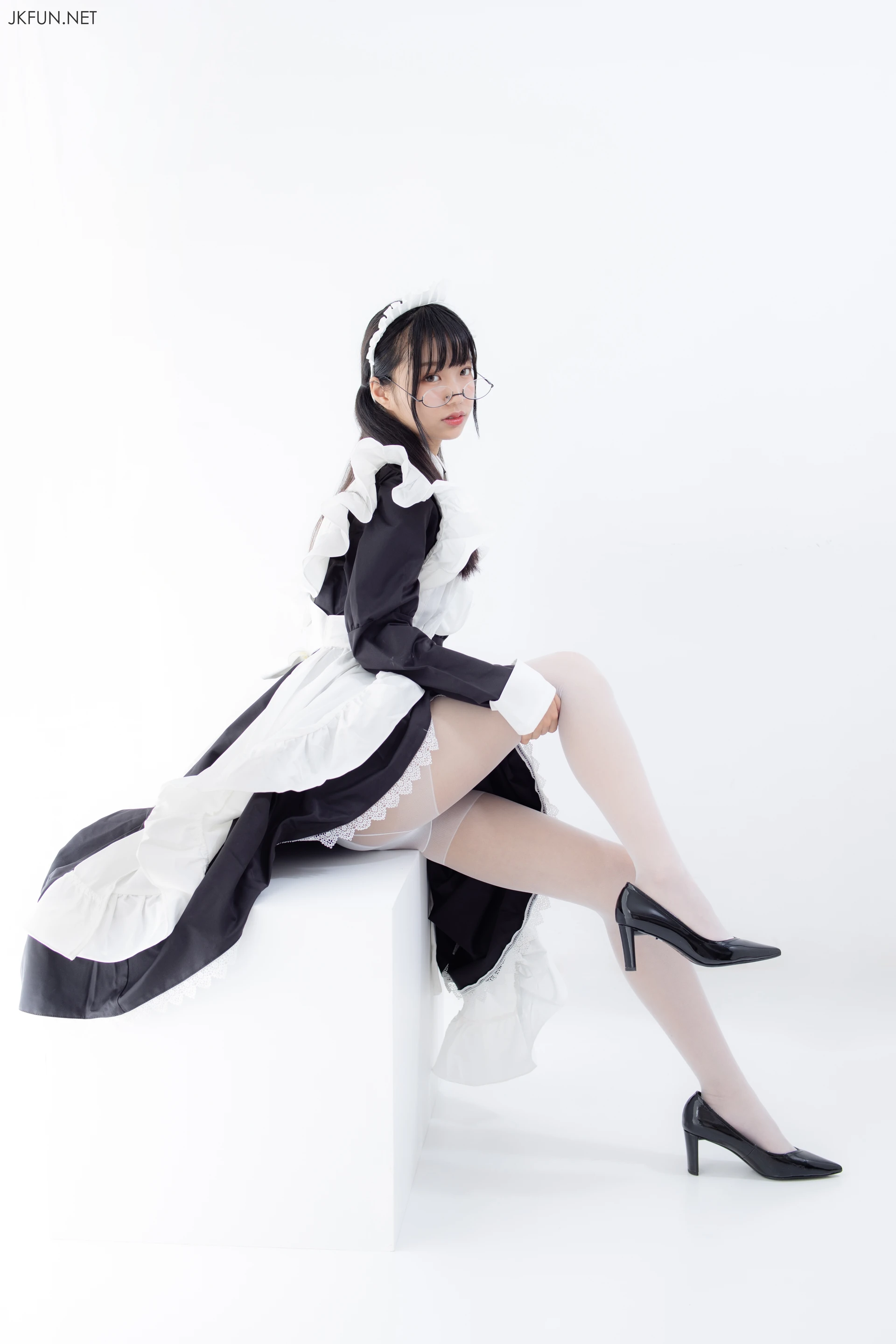JKFUN-017 [127P1V-2.31G]JKFUN, 女仆装, 森萝财团, 白丝, 美腿