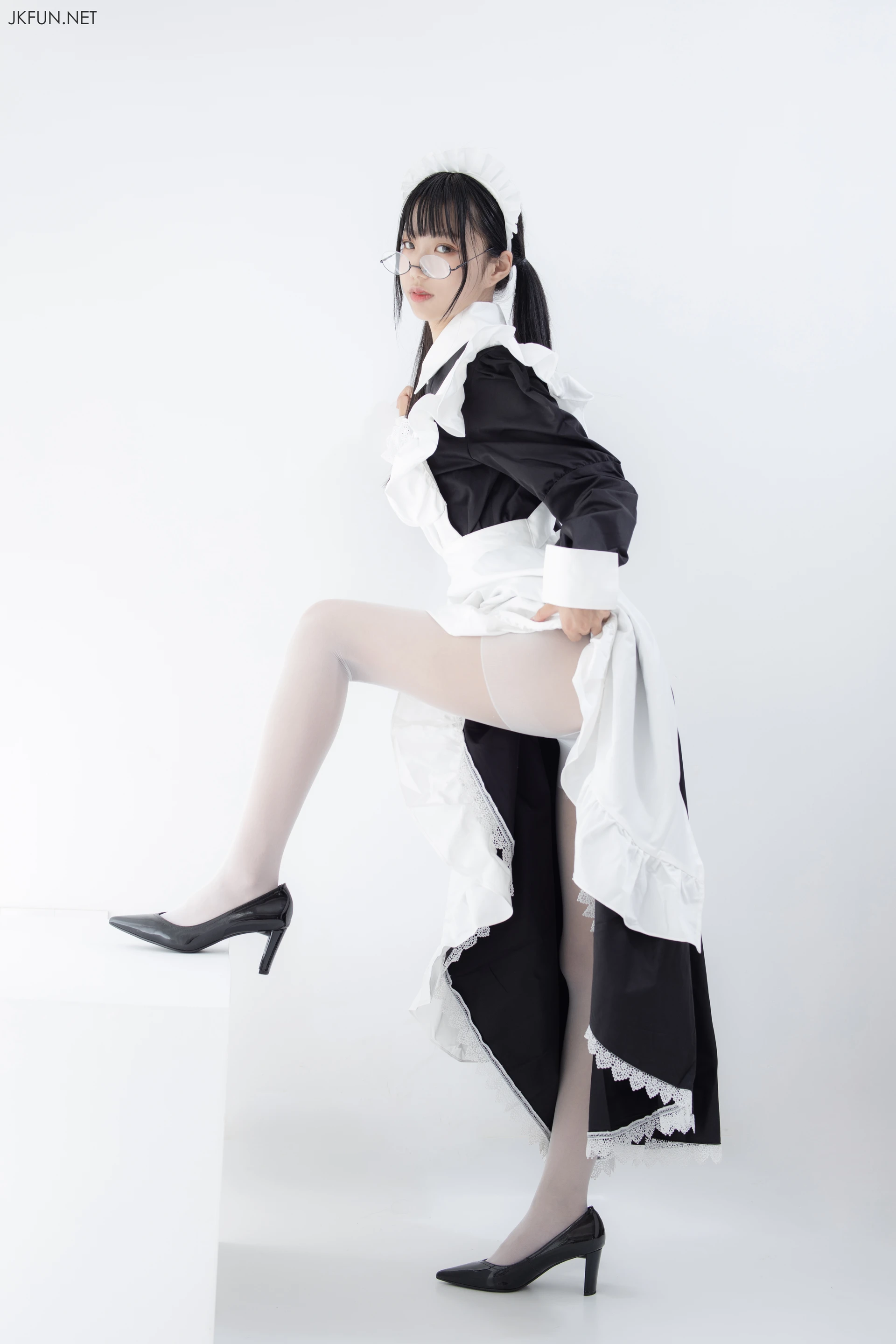 JKFUN-017 [127P1V-2.31G]JKFUN, 女仆装, 森萝财团, 白丝, 美腿