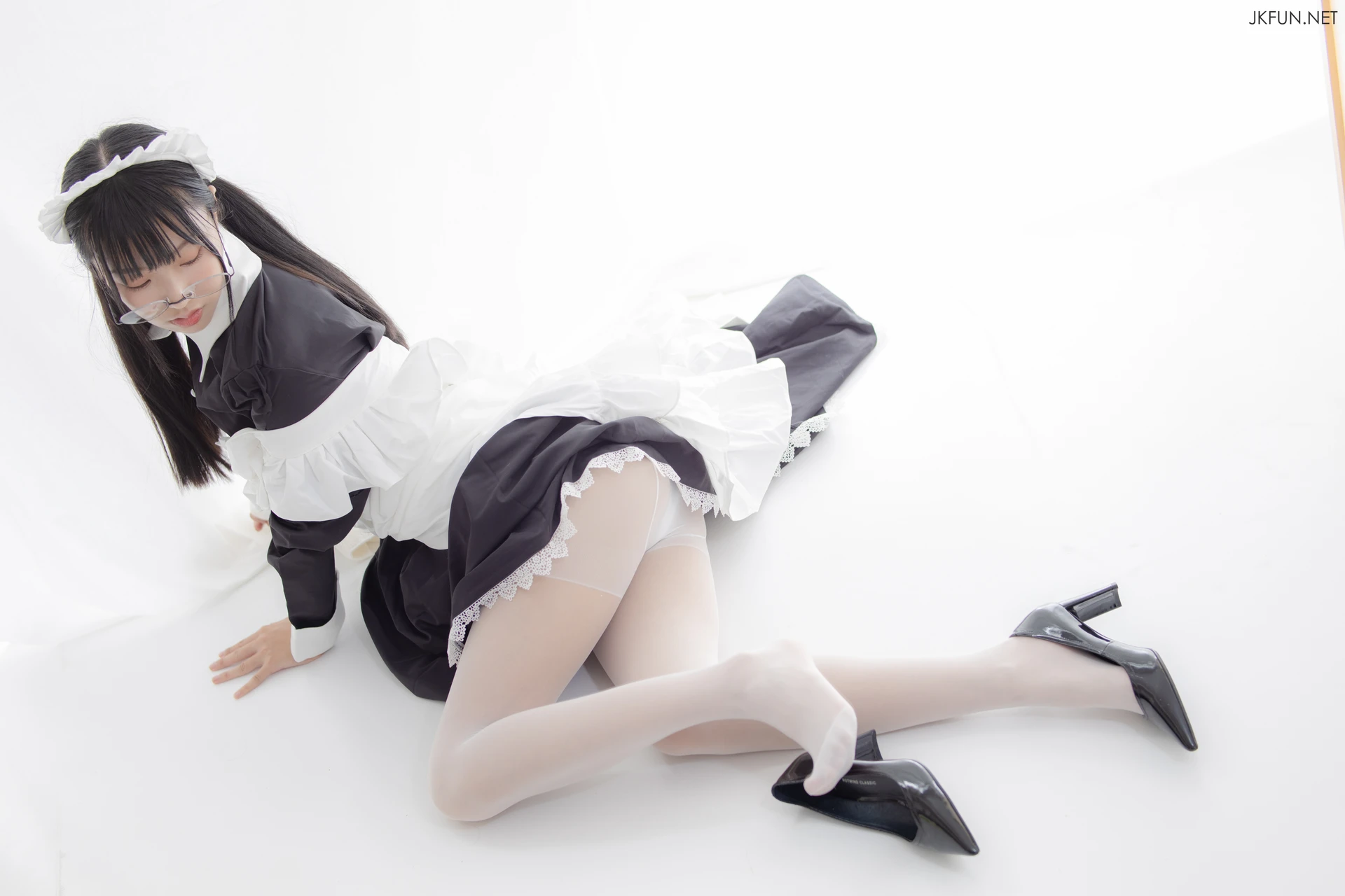 JKFUN-017 [127P1V-2.31G]JKFUN, 女仆装, 森萝财团, 白丝, 美腿