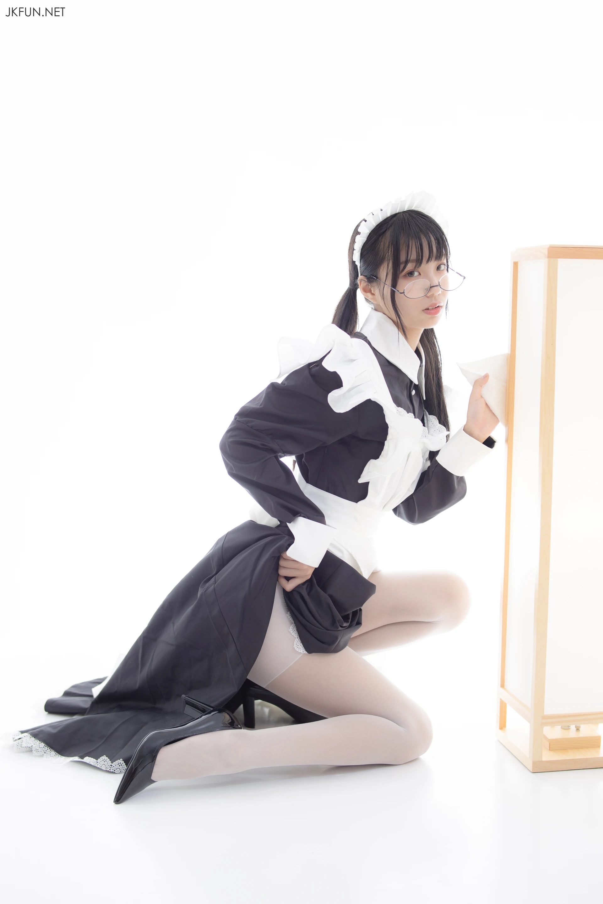 JKFUN-017 [127P1V-2.31G]JKFUN, 女仆装, 森萝财团, 白丝, 美腿