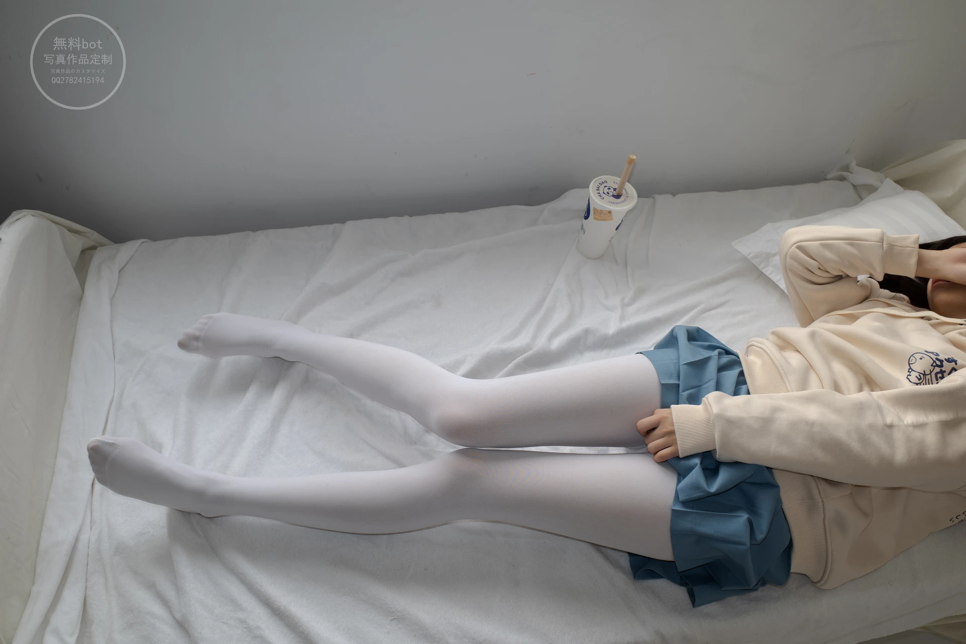 森萝财团 有料-24 [83P-970M]JK, JK制服, 可爱, 学生装, 有料, 校服, 森萝财团, 白丝, 美腿, 美足