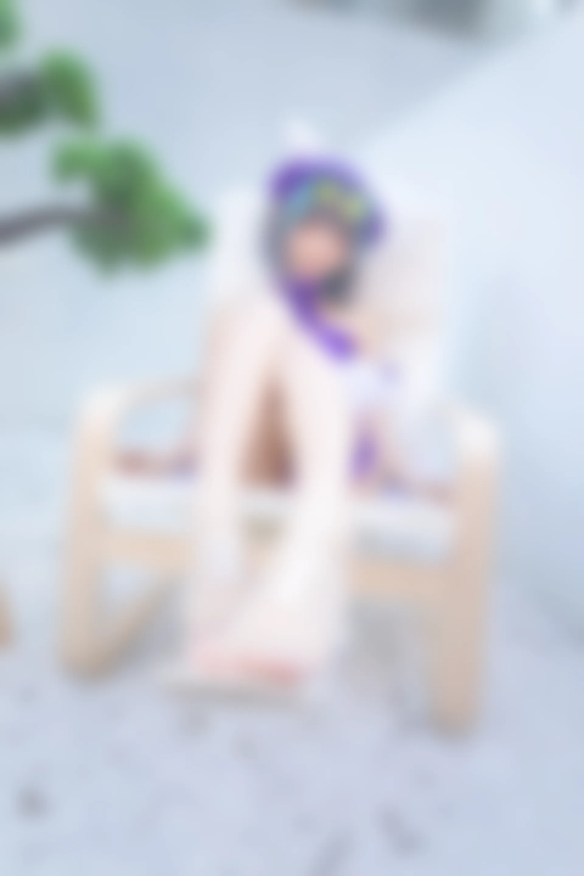 神楽坂真冬 第三季 序号28：柴郡cos《纯色庭院》 [150P2V-638MB]内衣, 泳装, 白丝, 神楽坂真冬, 美腿, 美足