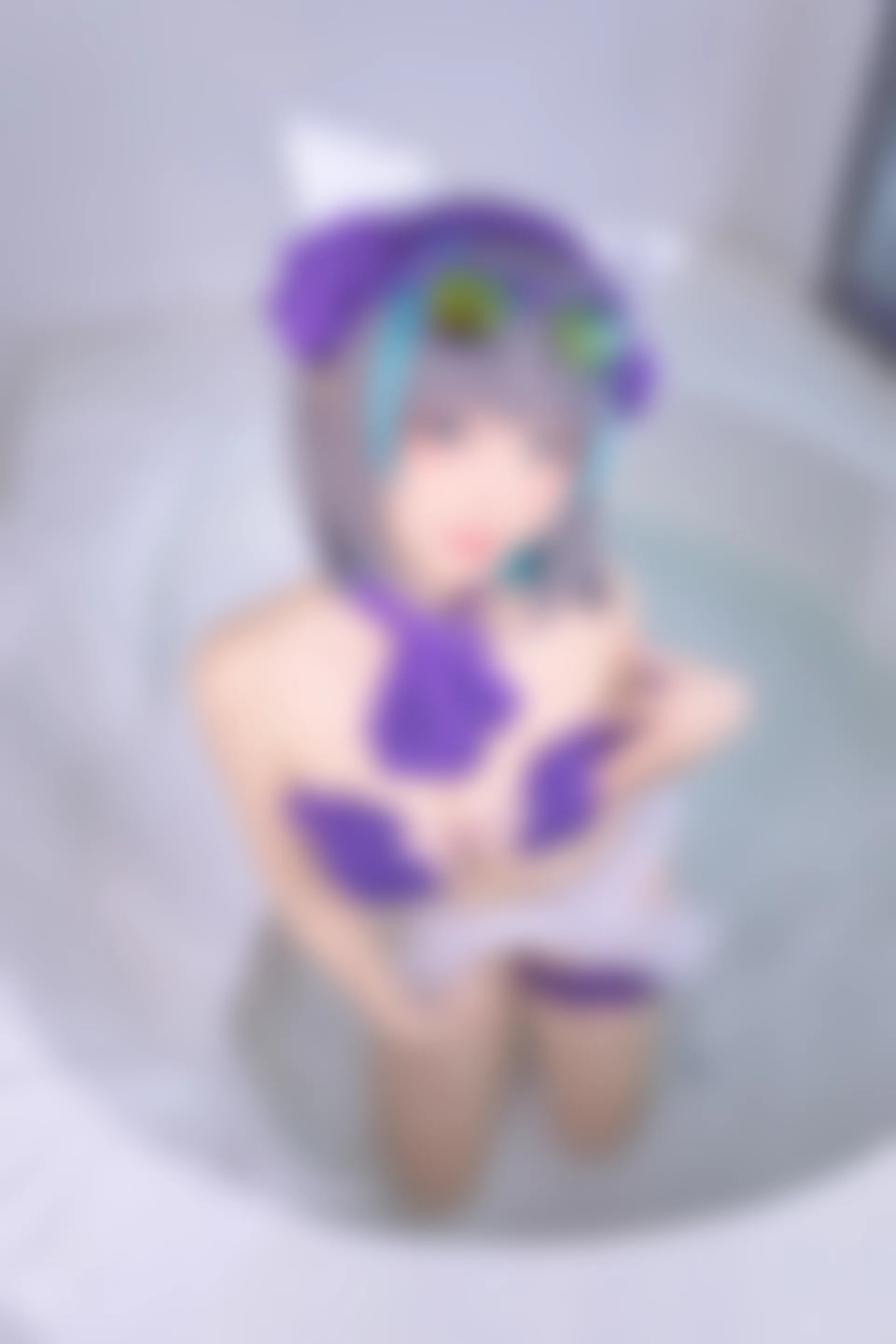 神楽坂真冬 第三季 序号28：柴郡cos《纯色庭院》 [150P2V-638MB]内衣, 泳装, 白丝, 神楽坂真冬, 美腿, 美足