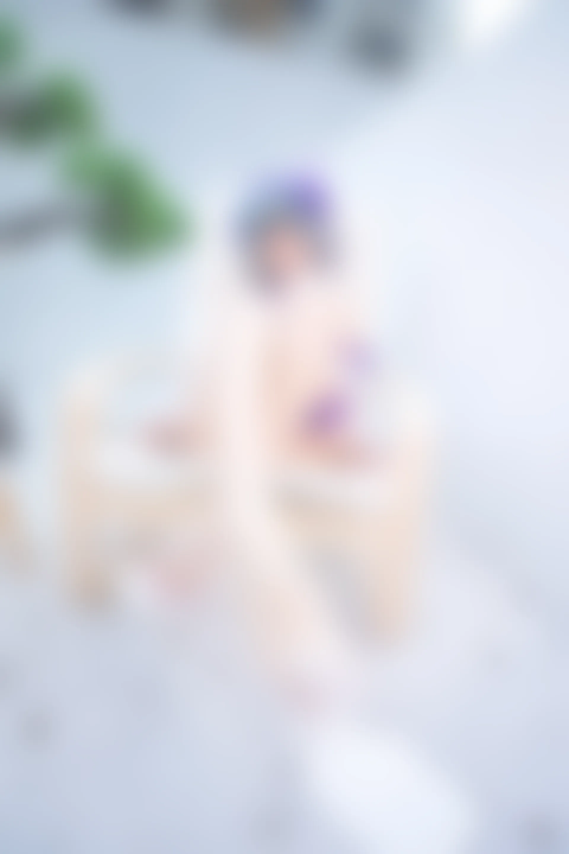 神楽坂真冬 第三季 序号28：柴郡cos《纯色庭院》 [150P2V-638MB]内衣, 泳装, 白丝, 神楽坂真冬, 美腿, 美足