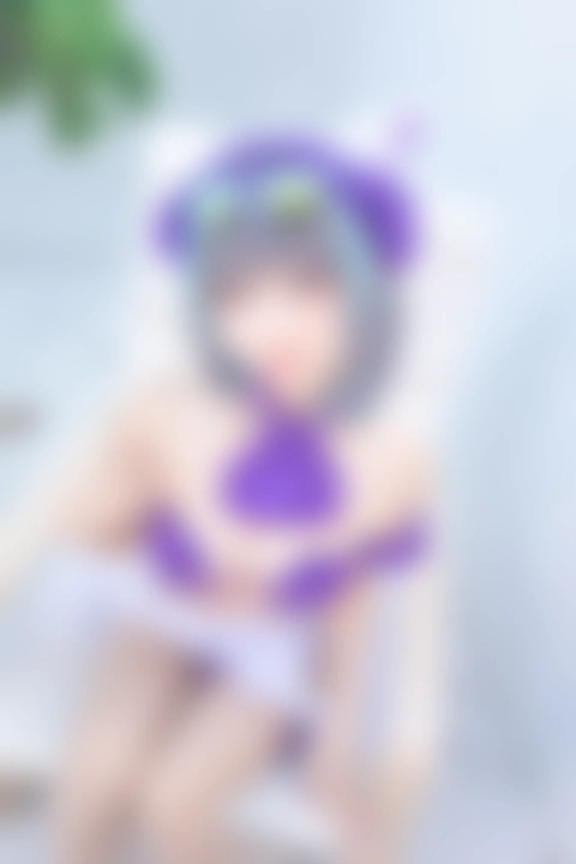 神楽坂真冬 第三季 序号28：柴郡cos《纯色庭院》 [150P2V-638MB]内衣, 泳装, 白丝, 神楽坂真冬, 美腿, 美足