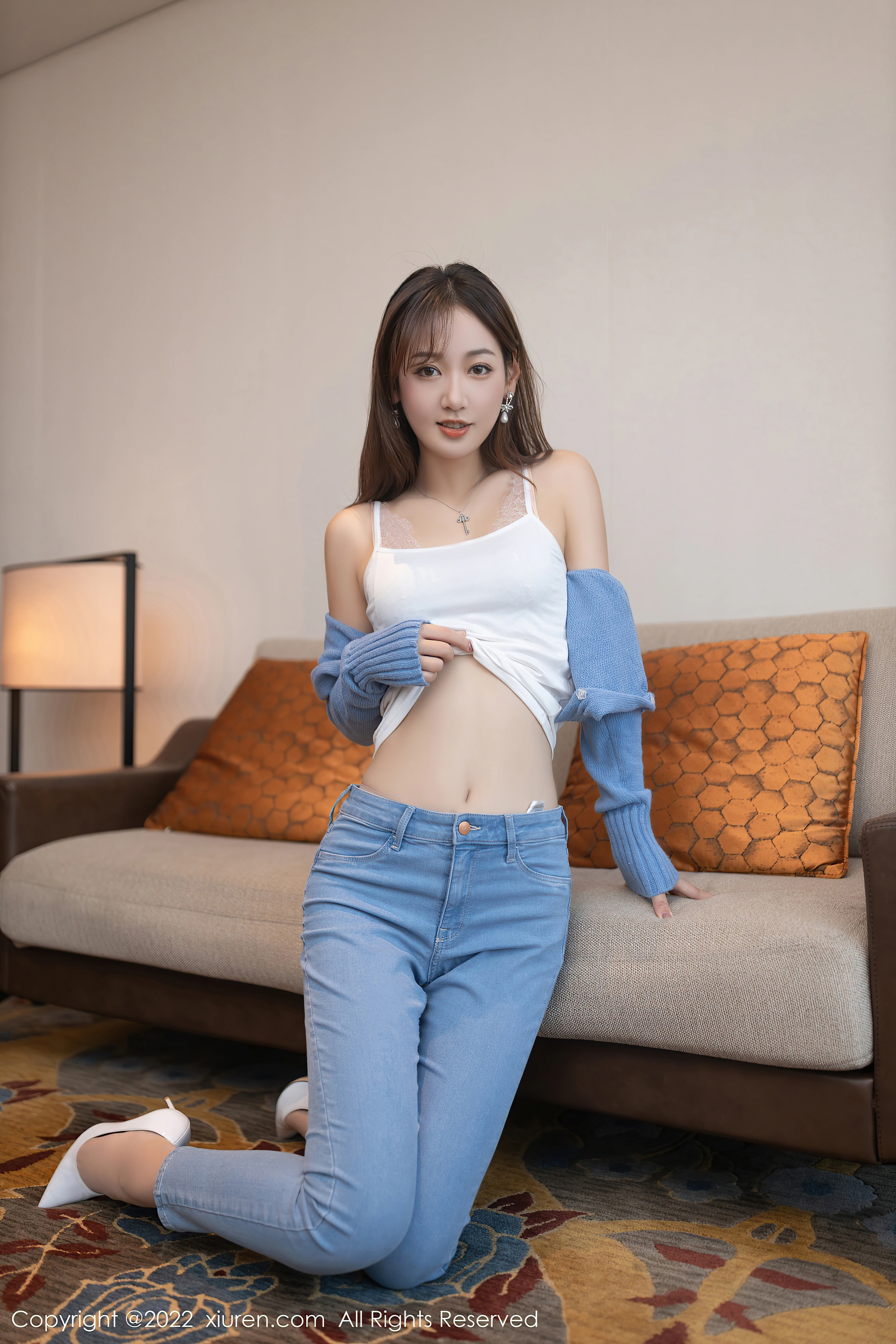 XiuRen秀人网 2022.02.14 No.4582 唐安琪 牛仔裤美腿[74+1P 779MB]