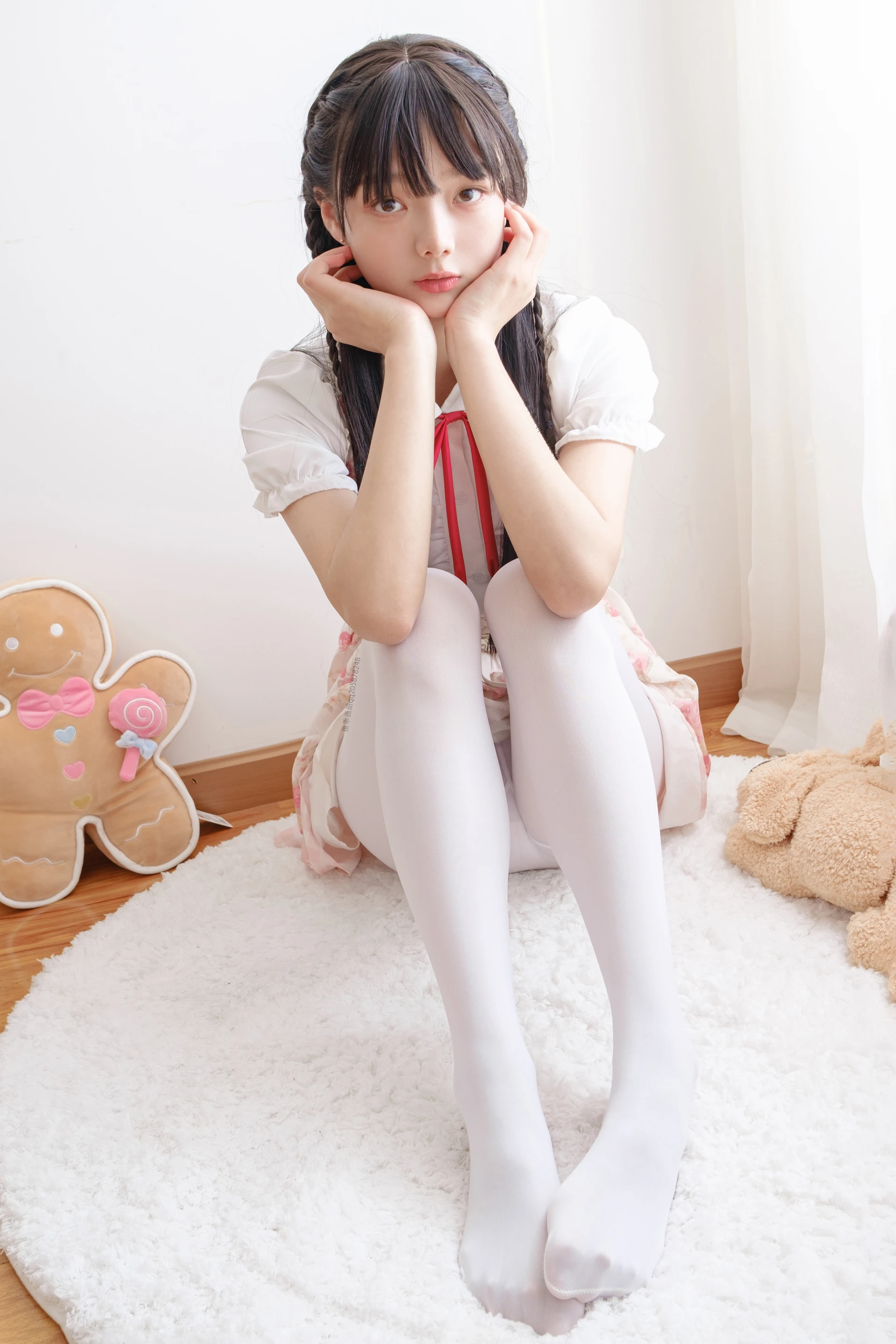 稚乖画册 晴空-07 赤西夜夜 双马尾白丝粉色JK 一亿像素 [81P1V-3.54GB]JK制服, 双马尾, 可爱, 晴空, 白丝, 稚乖画册, 美腿, 美足, 赤西夜夜